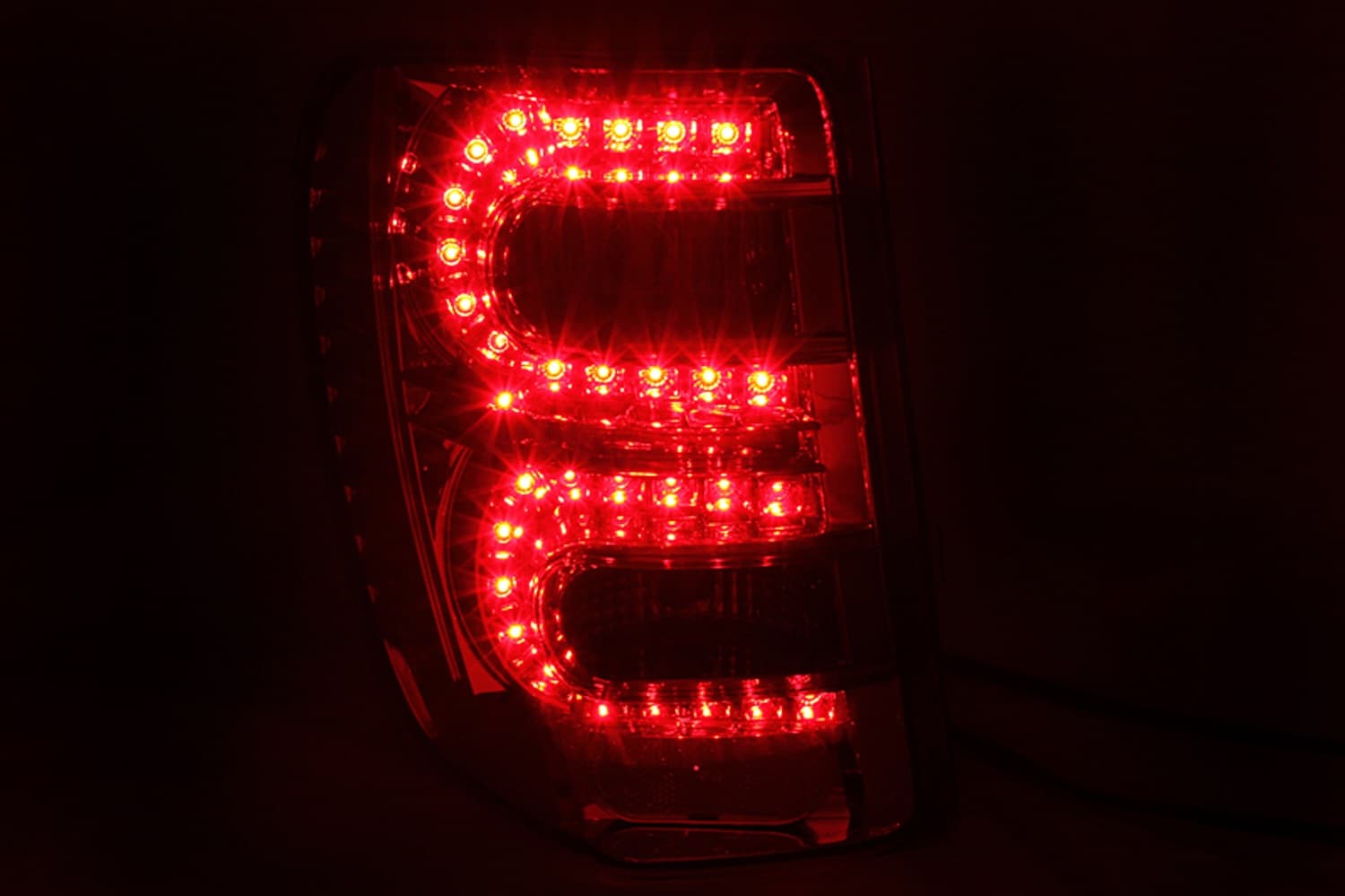 LED Tail Light Assembly; LED; Red/Smoke Lens; Red Reflector; Pair; product image