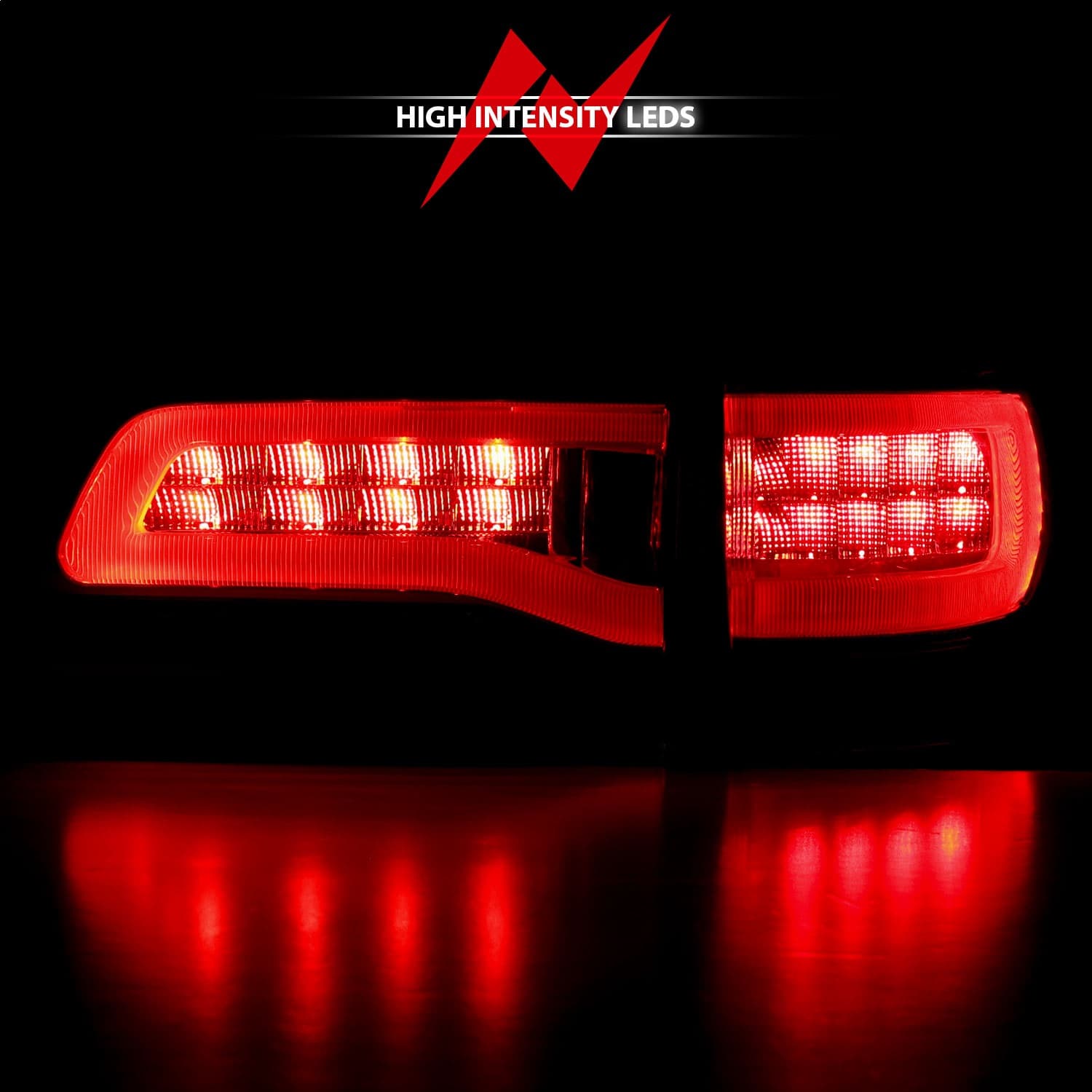 1416 GRAND CHEROKEE LED TAILLIGHTS RED/SMOKE DRIVER/PASSENGER product image