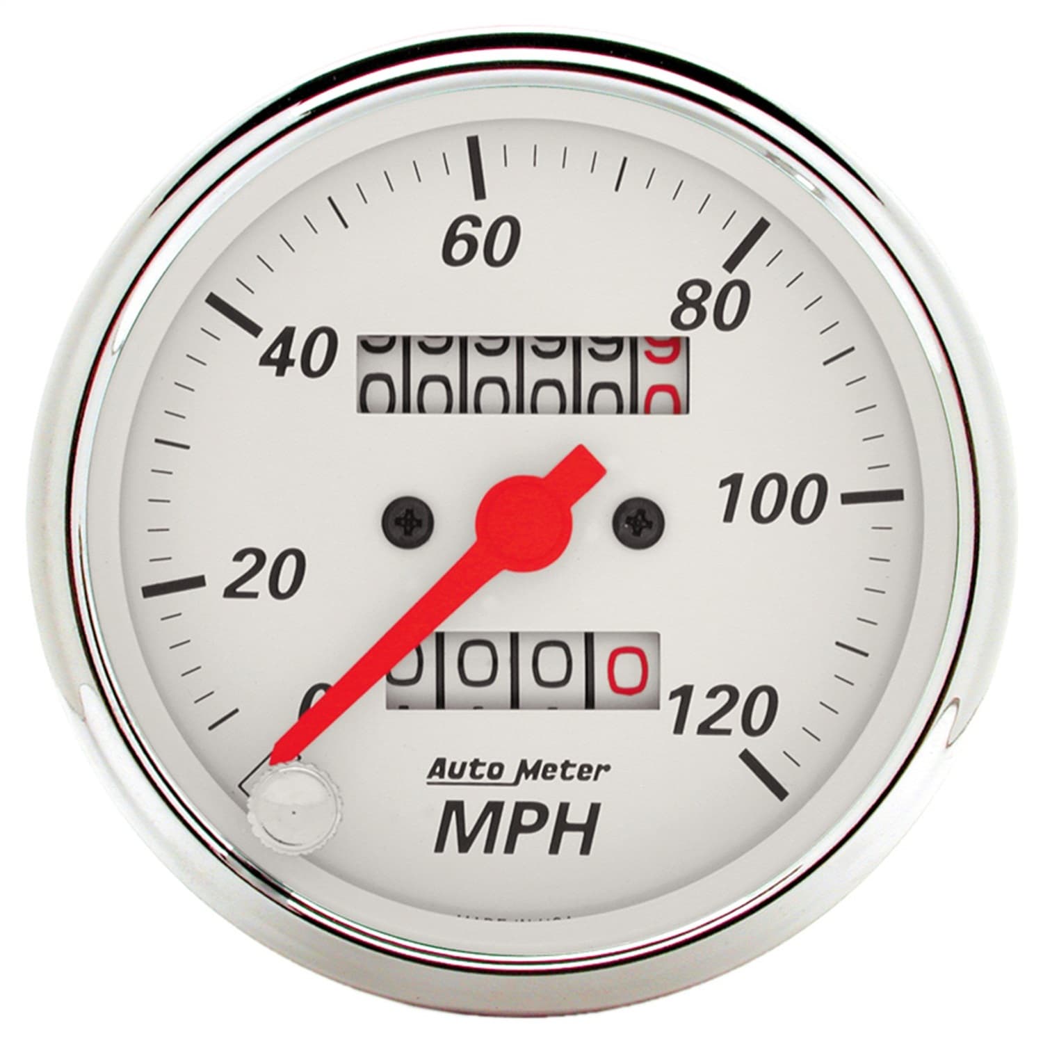 5 PC. GAUGE KIT, 3-1/8 in. & 2-1/16 in. , MECH. SPEEDOMETER, ARCTIC WHITE product image