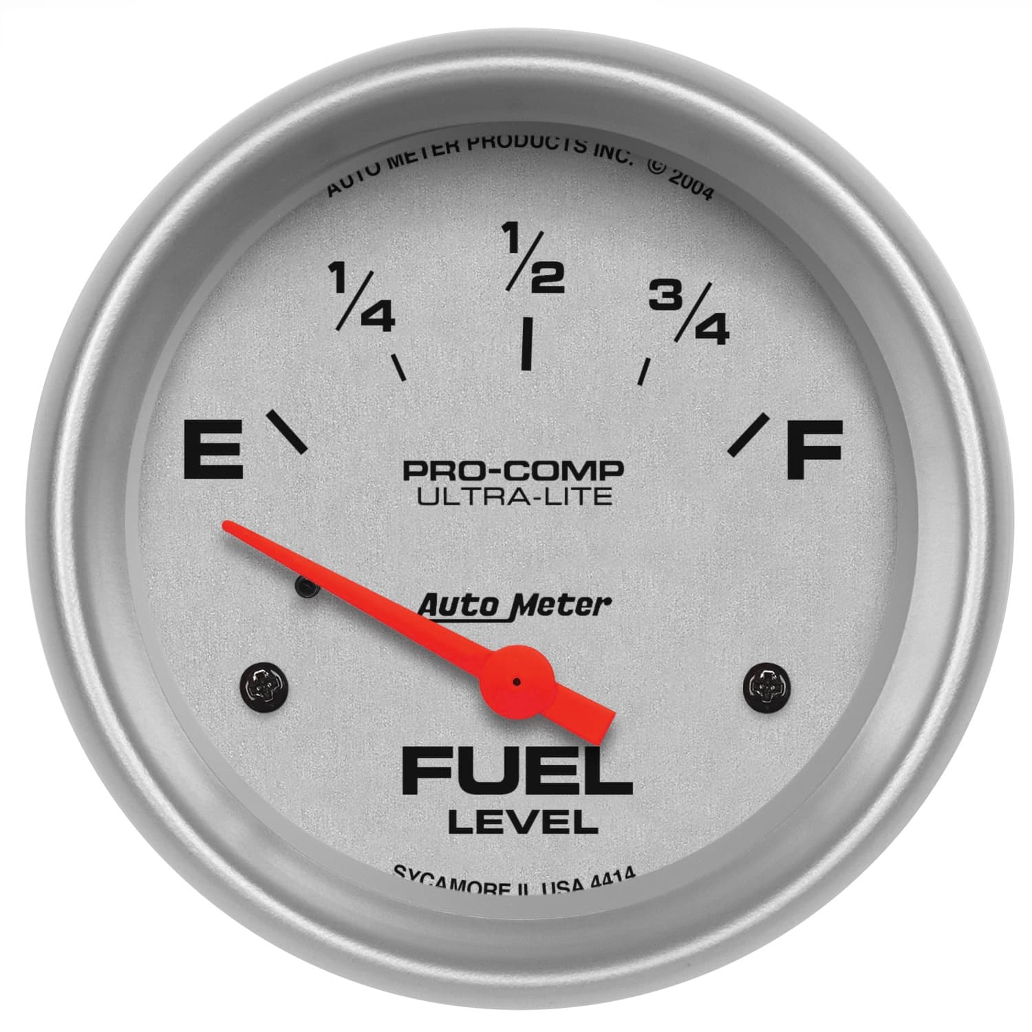 Gauge, Fuel Level, 2 5/8", 0OE to 90OF, Elec, Ultra-Lite product image