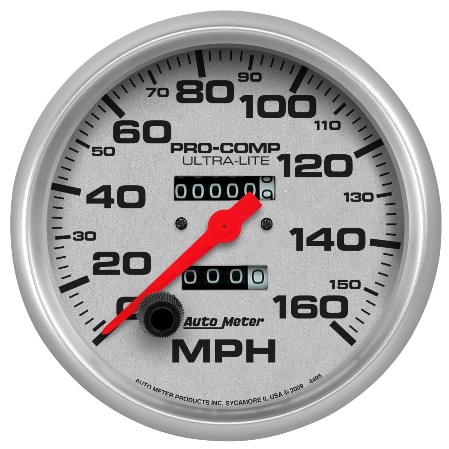 Gauge, Speedometer, 5", 160mph, Mechanical, Ultra-Lite product image