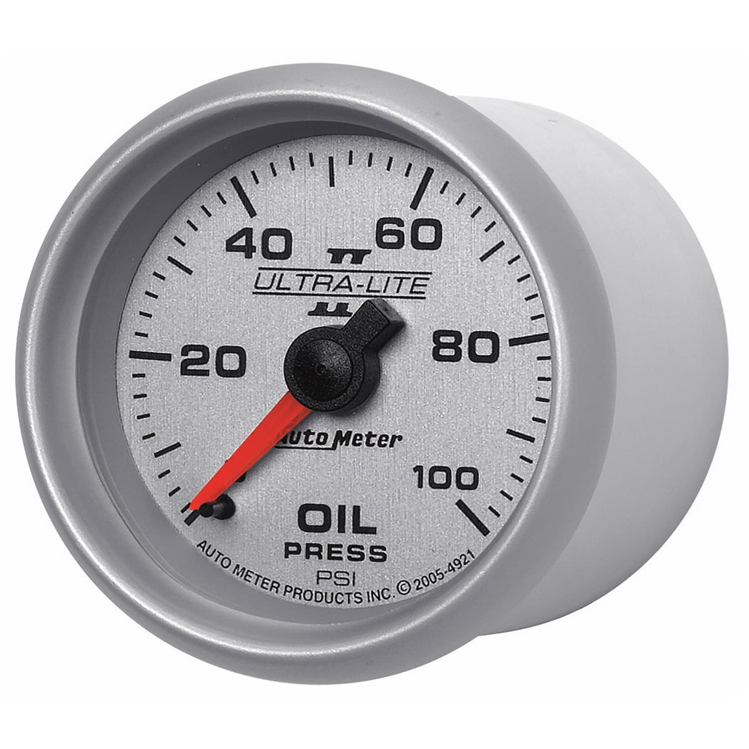 Gauge, Oil Pressure, 2 1/16", 100psi, Mechanical, Ultra-Lite II product image