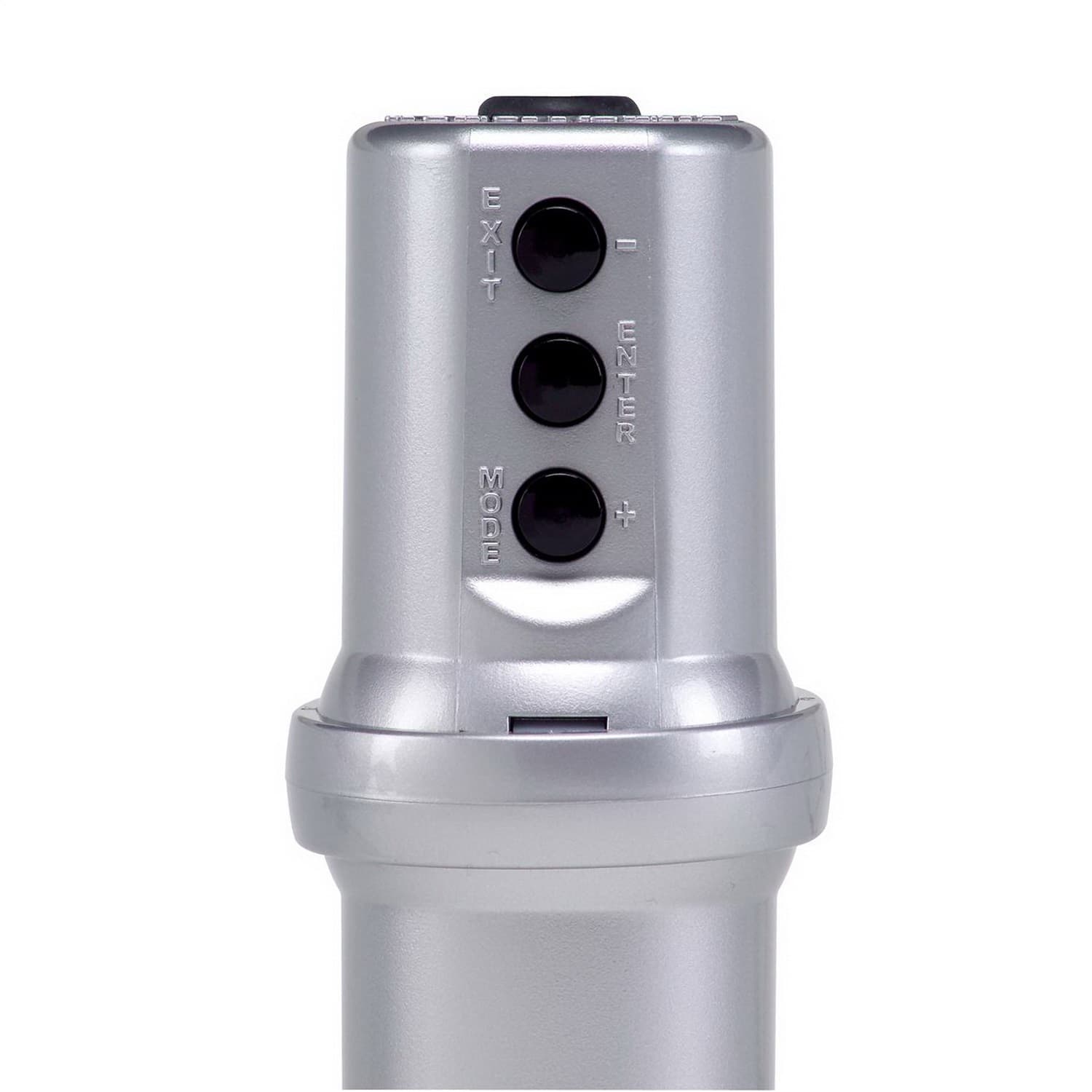AutoMeter 5344 SHIFT LIGHT, DIGITAL W/ AMBER LED, SILVER, PEDESTAL MOUNT, DPSS LEVEL 1 product image