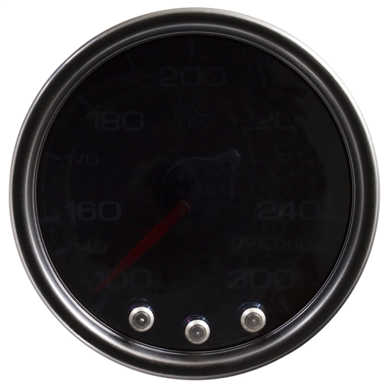 GAUGE OIL TEMP 2 1/16IN 300DEGREEF STEPPER MOTOR W/PEAK & WARN BLK/SMOKE/BLK SP product image