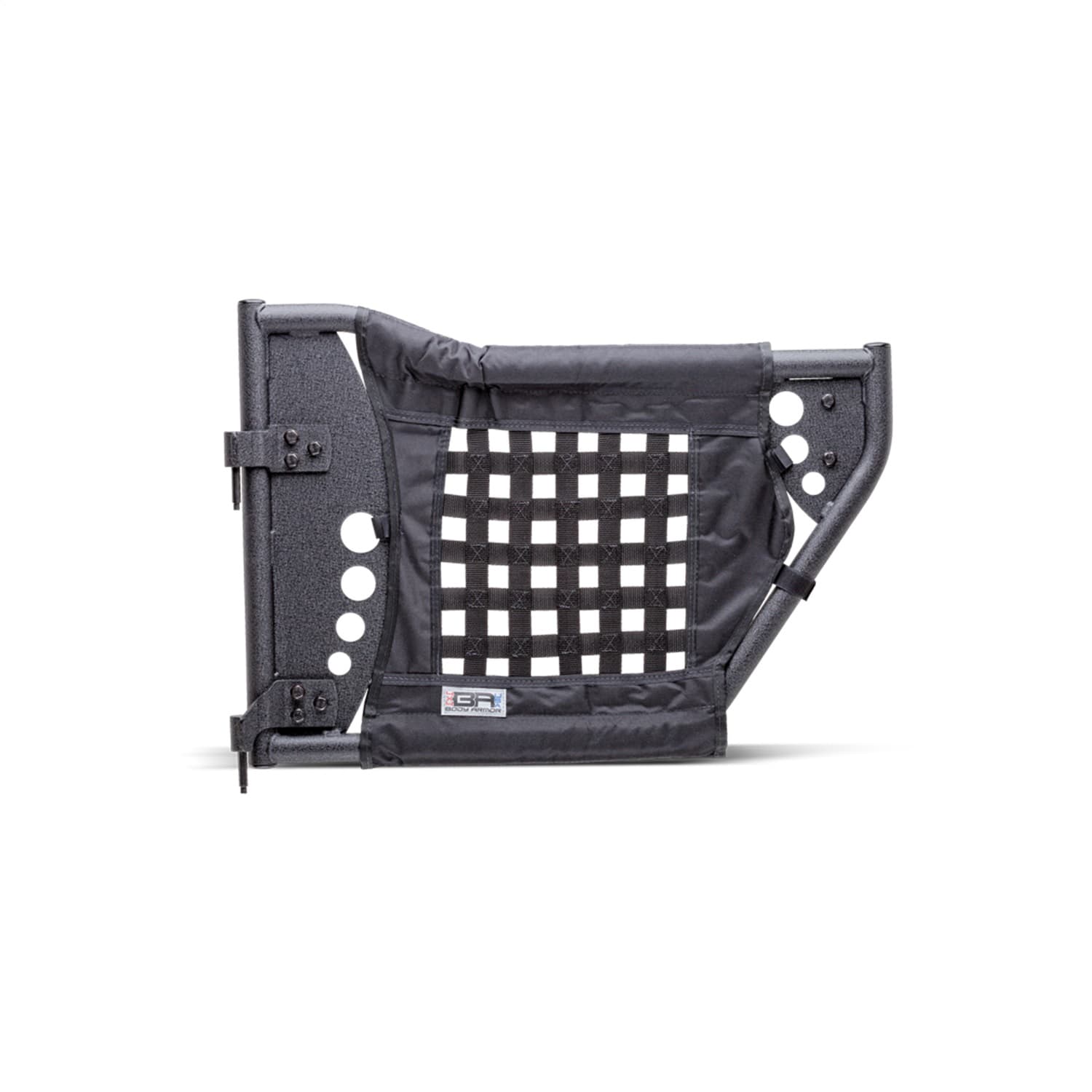 Trail Doors; Gen III; Pair; Rear; Steel; Nylon Webbing Included; Textured Black Powder Coat; product image