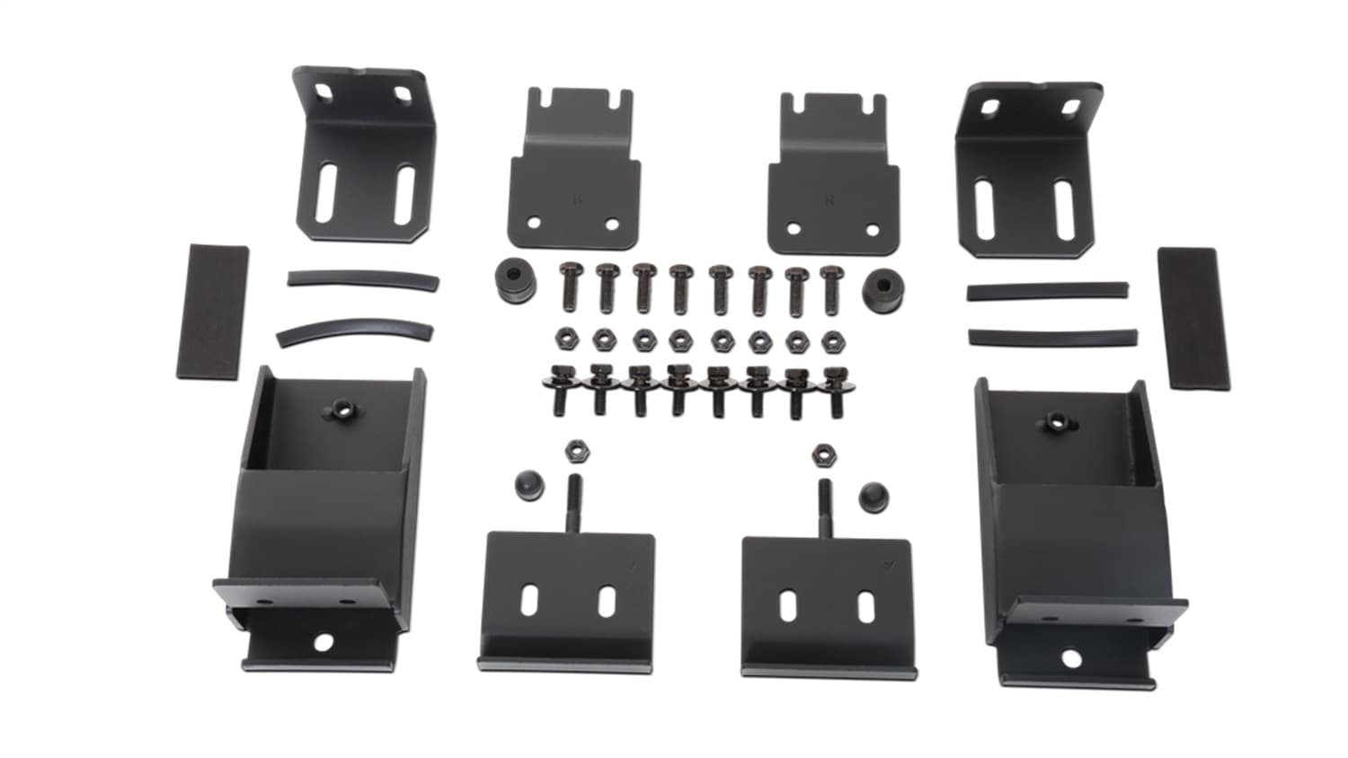 Roof Rack Mount Kit; 150 lbs. Capacity; Textured Powder Coat; Black; product image