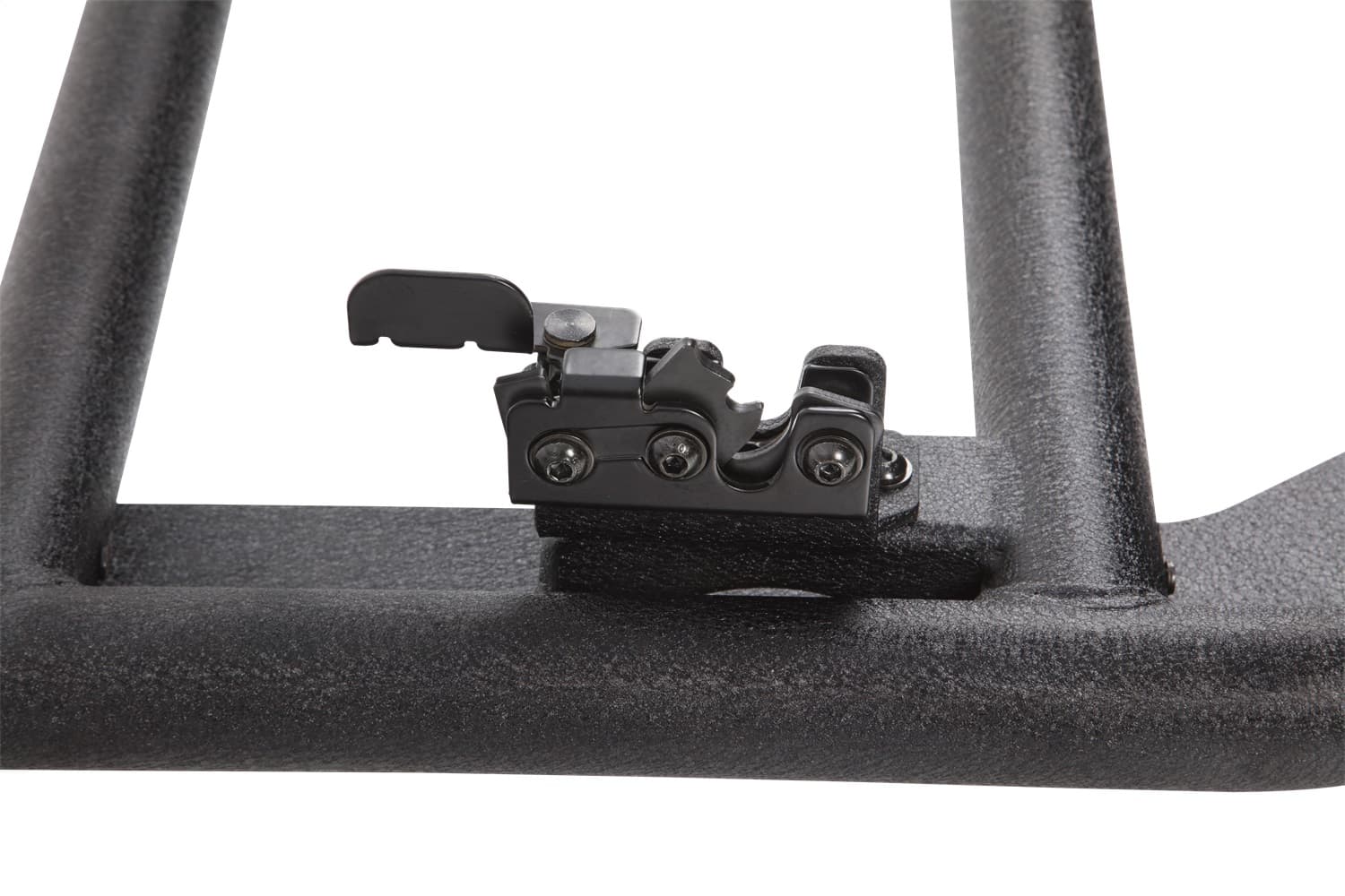 Tube Doors; 2 in. Steel Tube; Front; Textured; Black; Metal; Pair; Industy Leading Teo-Stage Latch Mechanism; product image