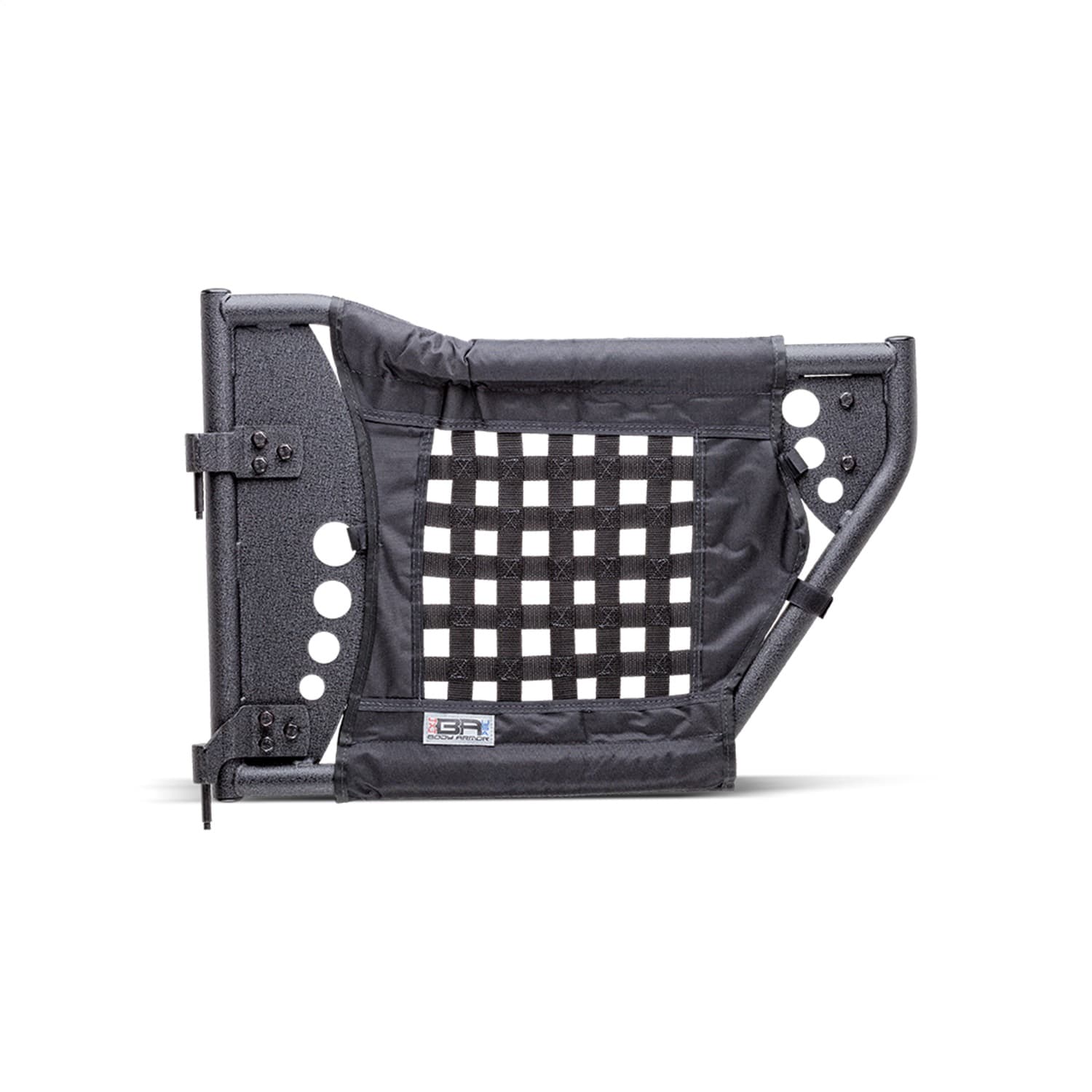 Trail Doors; Gen III; Pair; Rear; Steel; Nylon Webbing Included; Textured Black Powder Coat; product image