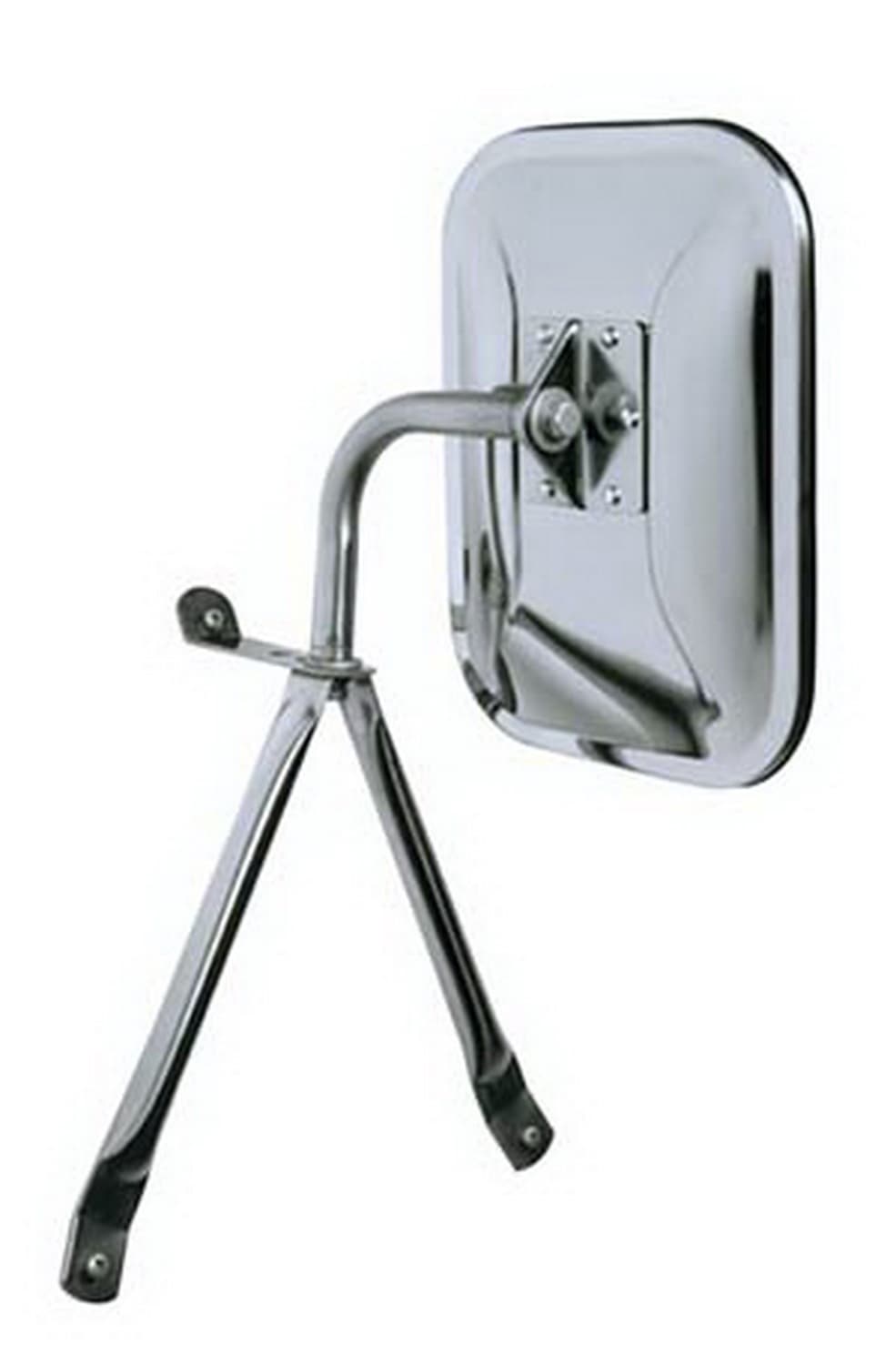 OE Style Lowmount Mirror; Swing Away Design 7.5x10.5 in. Head; Chrome; Left Or Right;