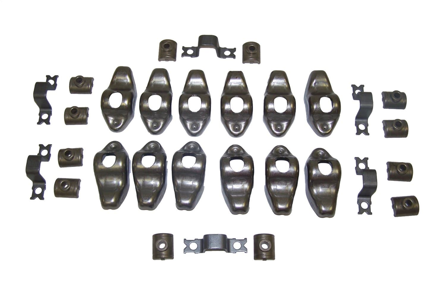 1984-2001 Cherokee XJ w/ 4.0L engine; Includes 12 Rocker Arms and 6 newer style steel pivot kits (#3236513K) 1983-1983 Cherokee SJ w/ 4.2L engine; Includes 12 Rocker Arms and 6 newer style steel pivot kits (#3236513K) 1983-1983 CJ-5 CJ w/ 4.2L engine; I product image