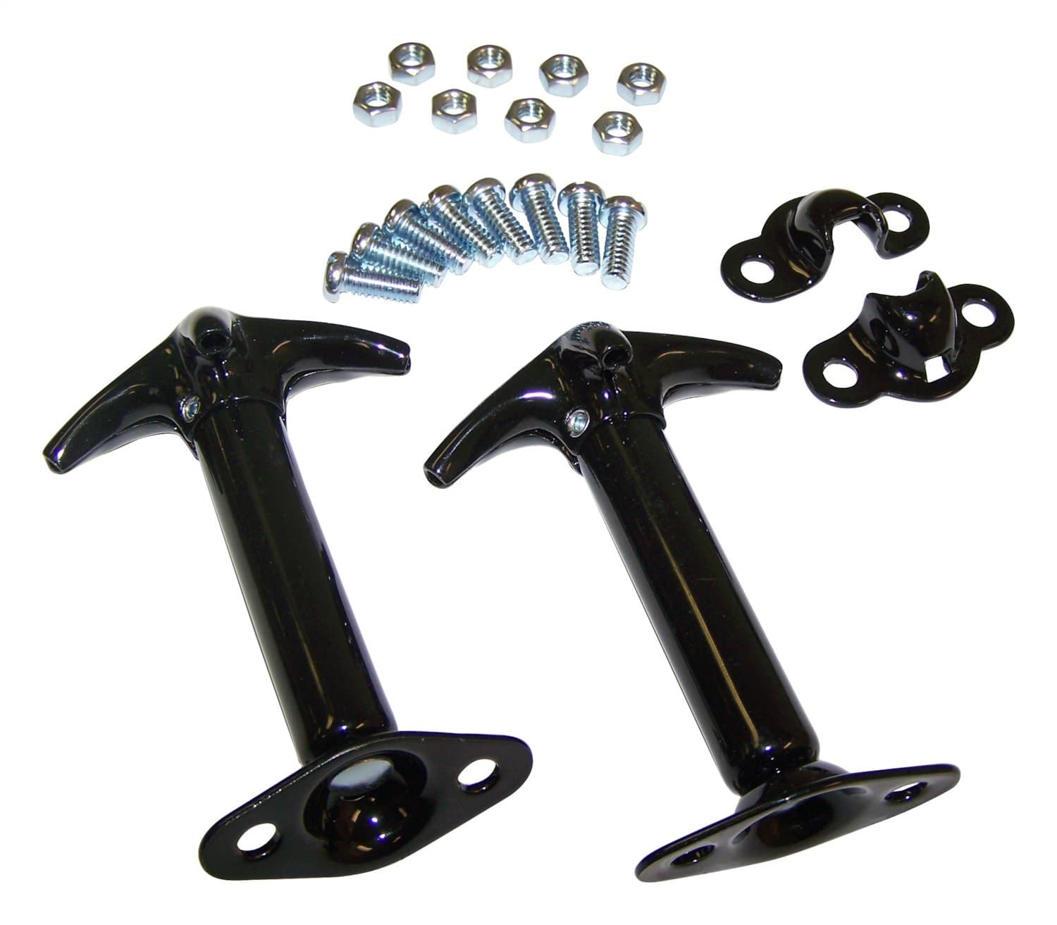 Crown Automotive Hood Catch Kit (Black-Set of 2) - YJ product image