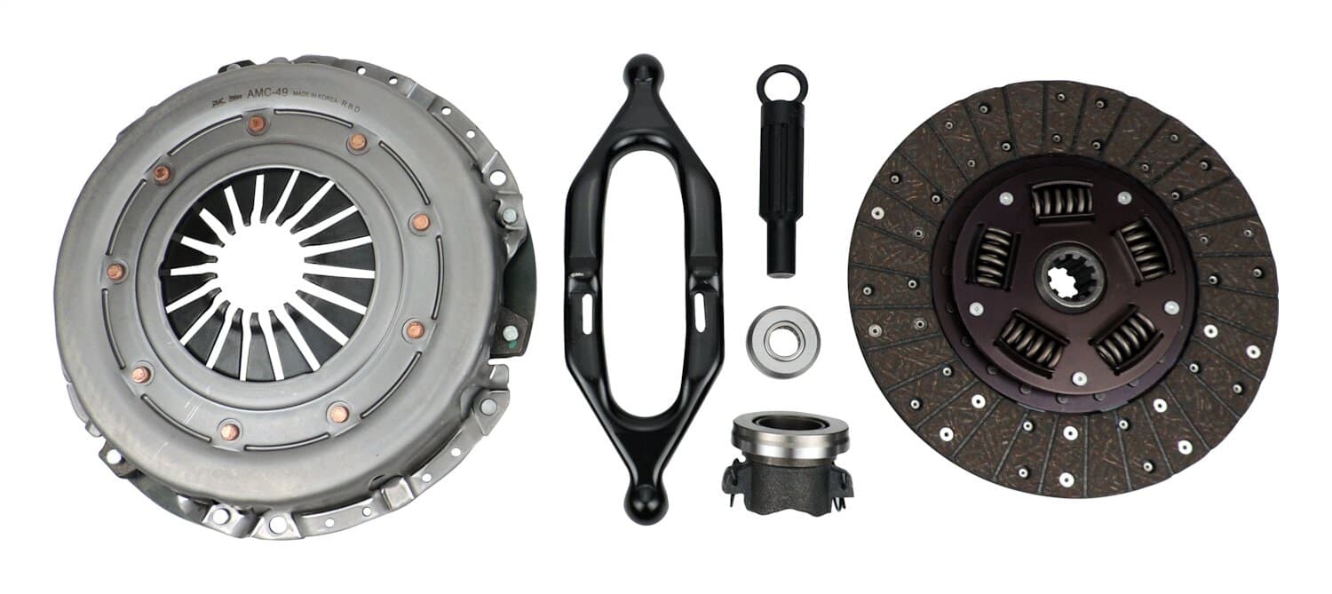 Clutch Kit; Incl. Clutch Disc/Pressure Plate/Clutch Throwout Bearing/Pilot Bearing/Clutch Release Fork; 10.5 in. Disc; 10 Splines; 1.125 in. Spline Dia.; product image