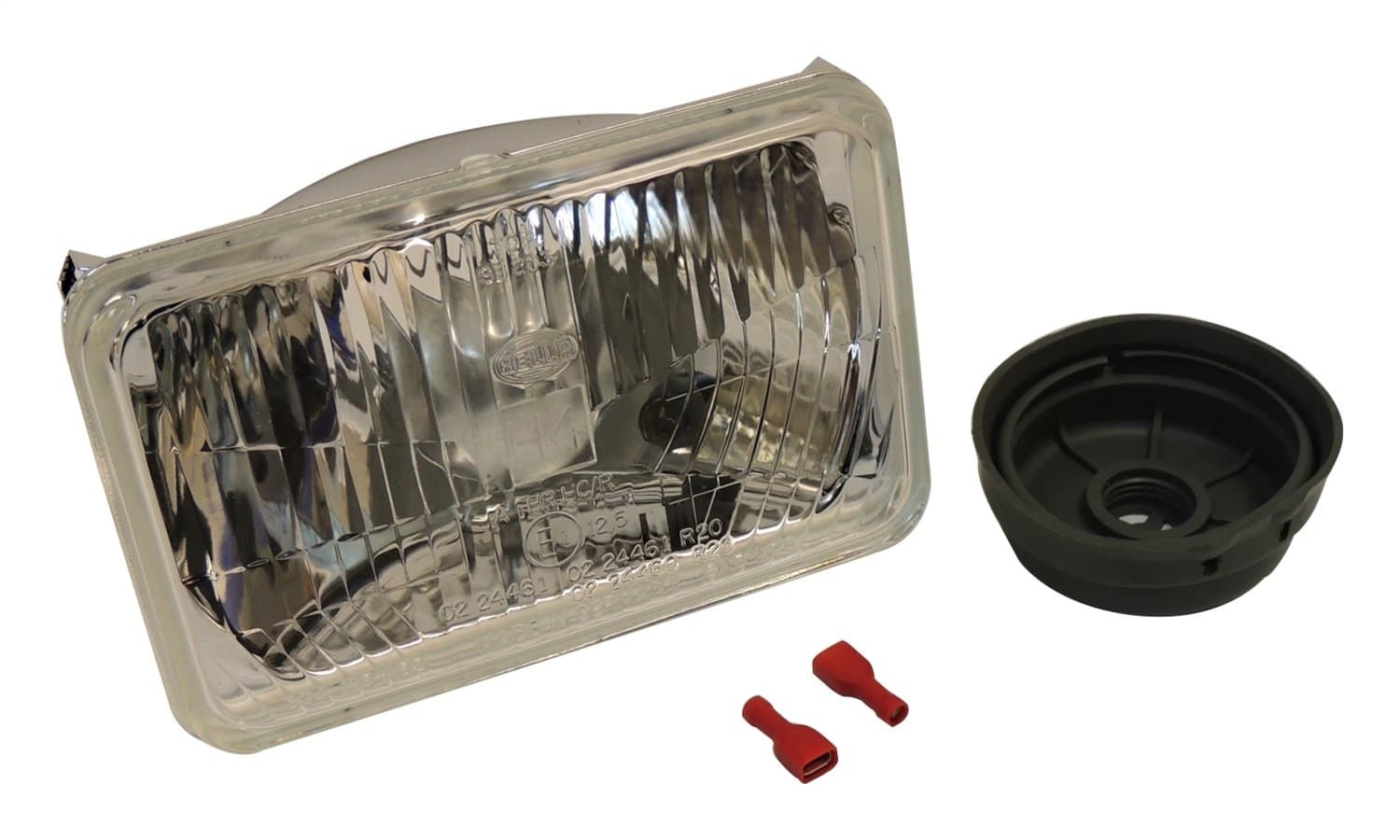 Head Light Assembly; For Use w/ 1991-1995 Jeep YJ Wrangler; Export Or KDX Only; Bulbs Not Included; product image