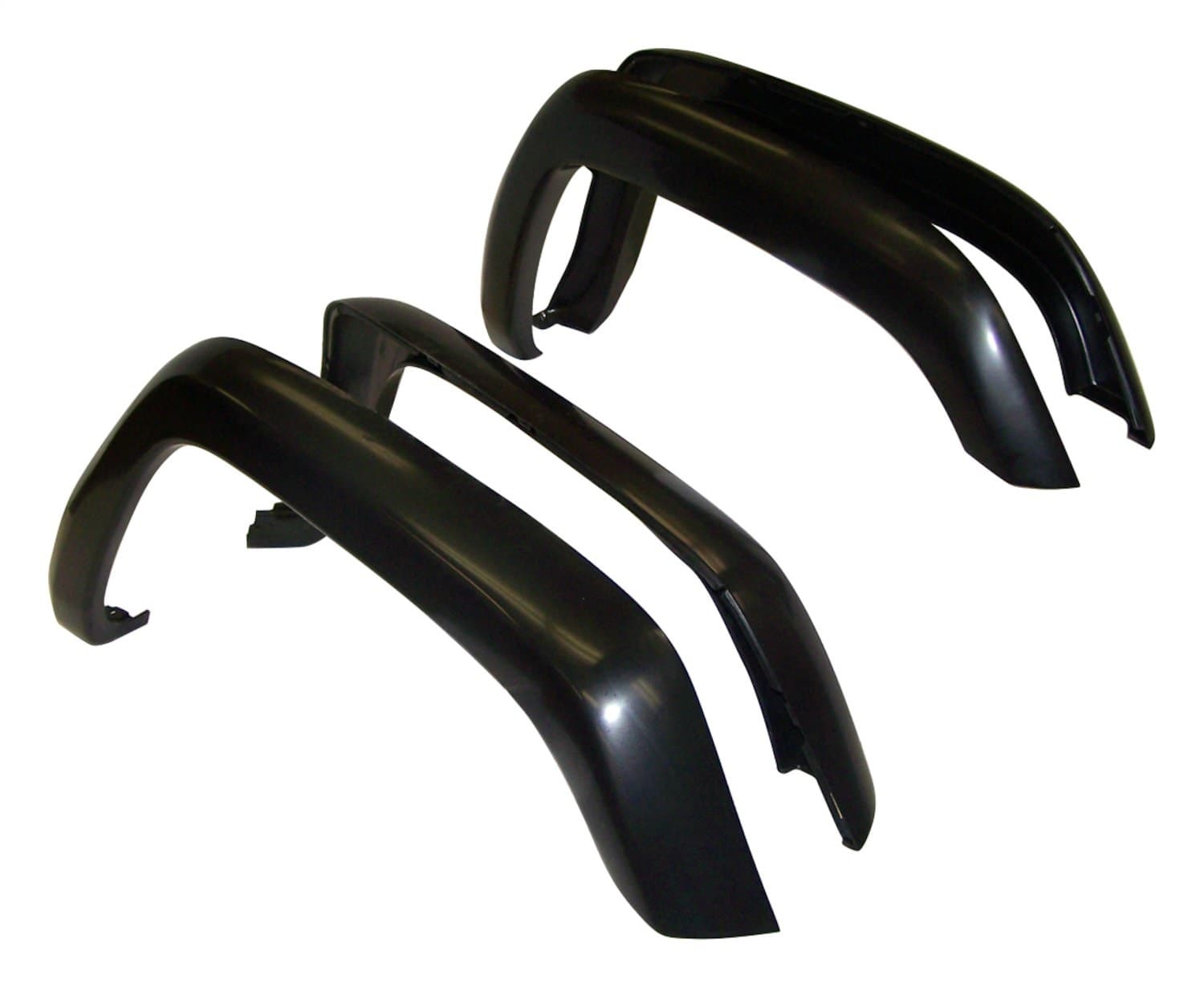 Fender Flare Kit; Incl. 4 Fender Flares And Hardware; Gloss Black; product image