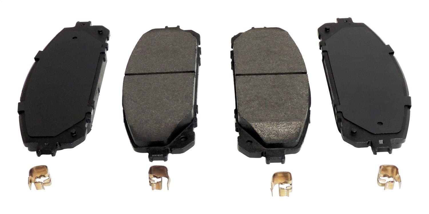 FRONT BRAKE PAD SET FOR 1619 JEEP KL CHEROKEE W/ DUAL PISTON BRAKE CALIPERS product image