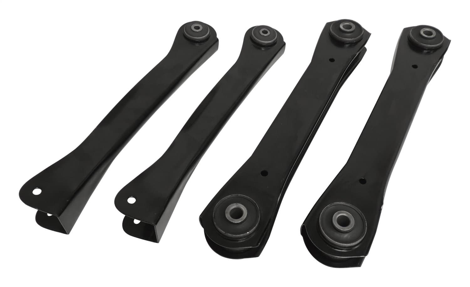 BLACK CONTROL ARM KIT FRONT CONTROL ARM KIT;INCLUDES LEFT AND RIGHT FRONT UPPER AND LOWER CONTROL ARMS;DOES NOT INCLUDE FRONT AXLE SIDE UPPER CONTROL ARM BUSHINGS product image