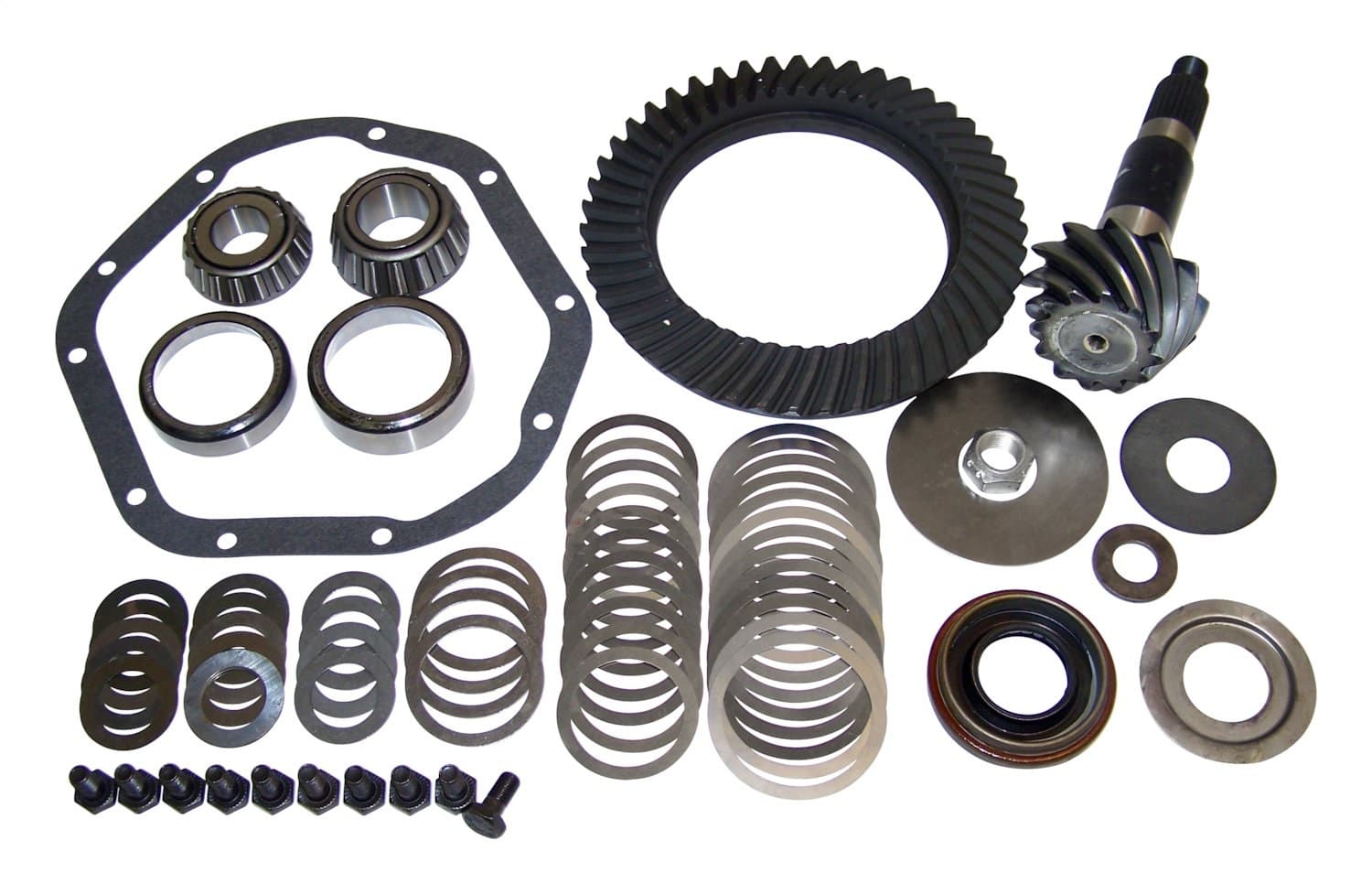 Differential Ring And Pinion; 3.92 Ratio; Incl. Ring And Pinion/Ring Gear Bolts/Pinion; Bearings/Baffle/Shims/Seal/Washer/Nut And Differential Cover Gasket; product image