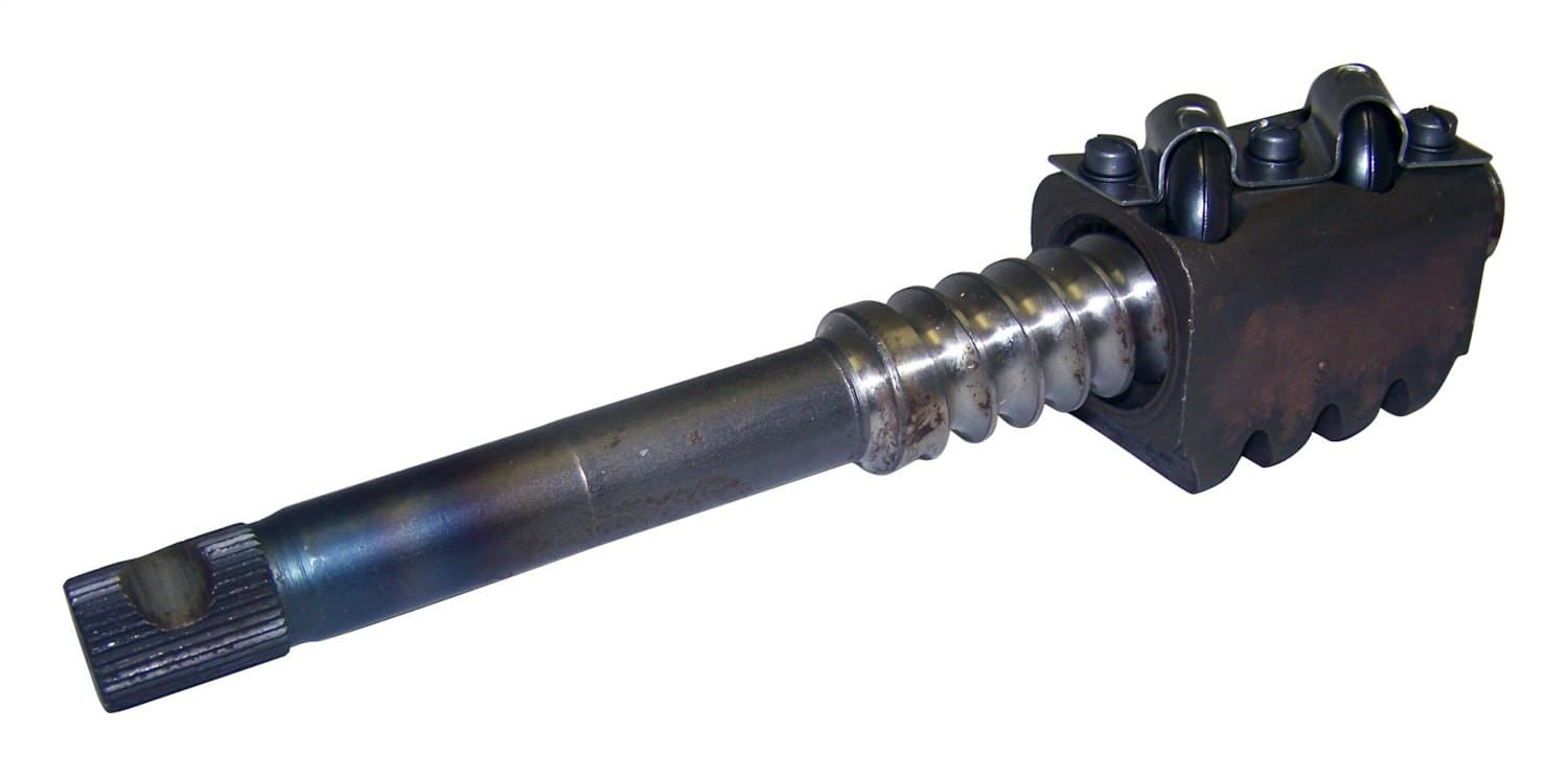 Crown Automotive Jeep Replacement J0998504 Worm Shaft for 1972-1986 CJs and 1973-1986 SJ & J-Series w/o Power Steering product image