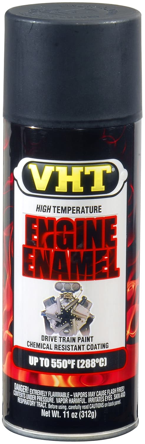 HIGH TEMPERATURE ENGINE ENAMEL; GM SATIN BLACK; 11 OZ. AEROSOL product image
