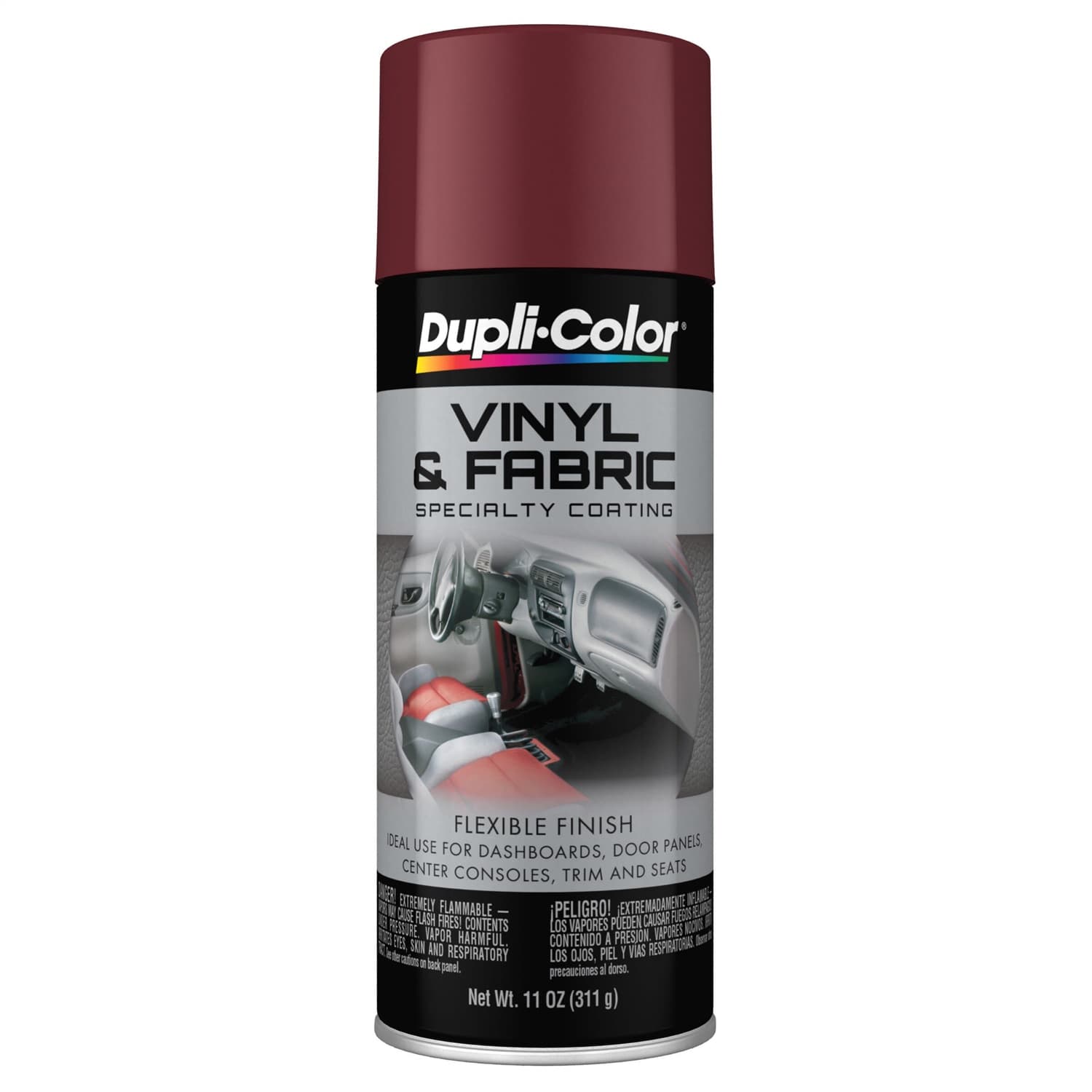Dupli-Color VINYL AND FABRIC COATING; BURGUNDY; 11 OZ. AEROSOL