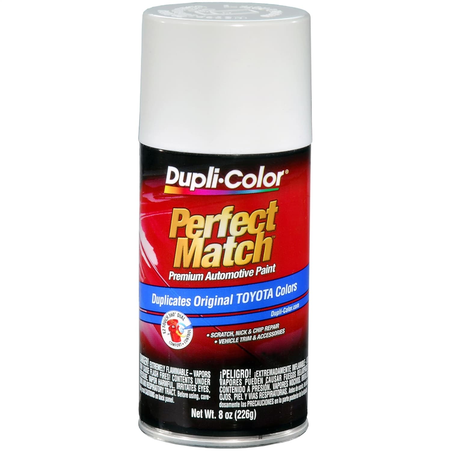 Dupli-Color TOYOTA EXACTMATCH AUTOMOTIVE PAINT; SUPER WHITE II; 8 OZ. AEROSOL
