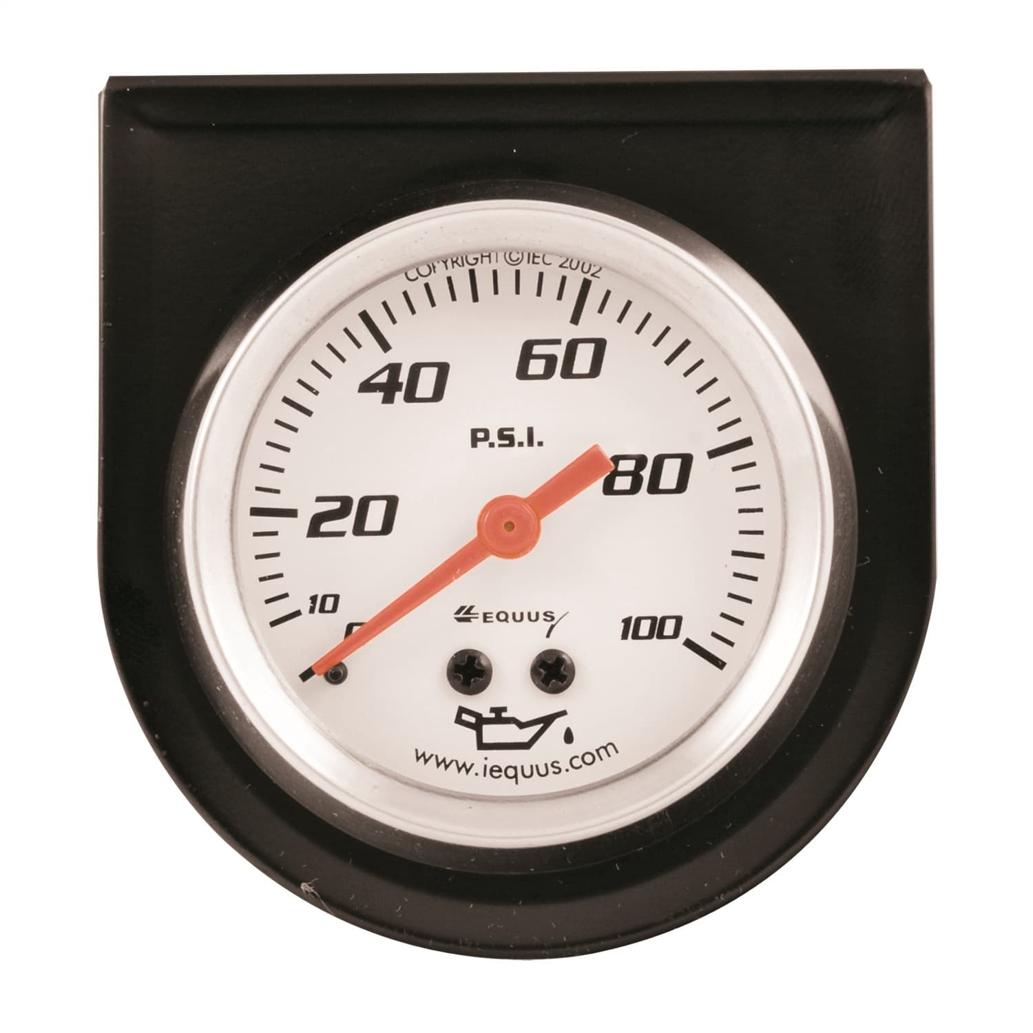2.0 Dia Oil Pressure Gauge w/Black Panel product image