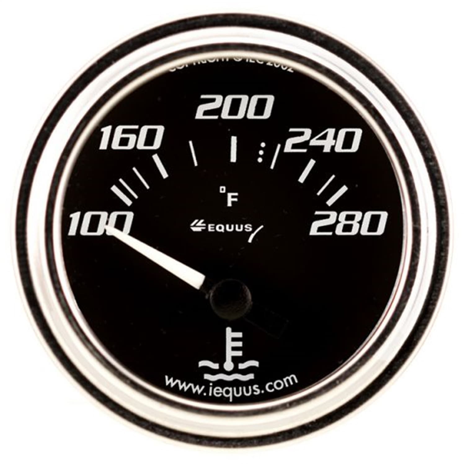 2 in. Chrome Electric Water Temperature Gauge product image