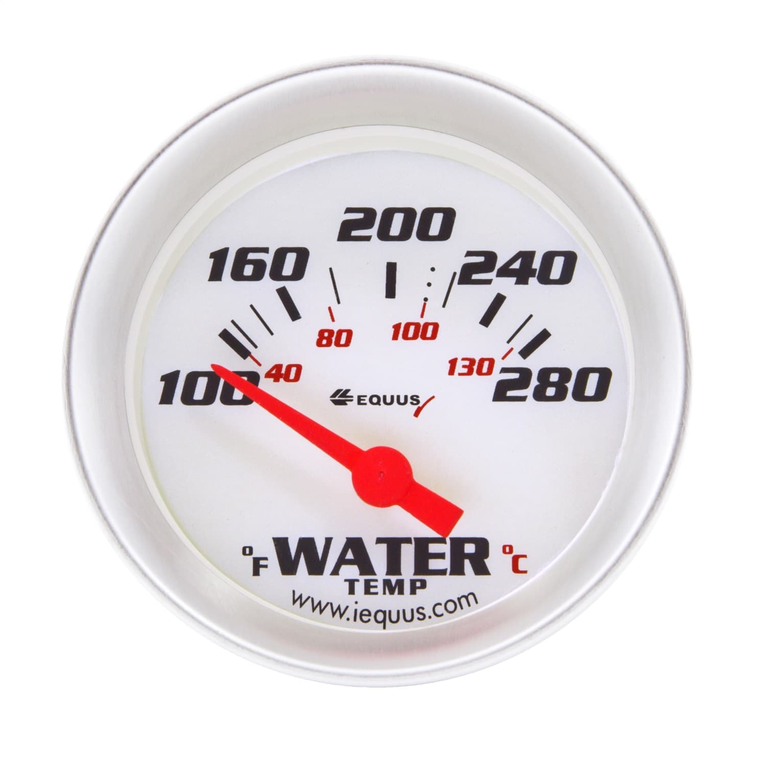 1-1/2 Dia Water Temp Gauge Silver 100-280 product image
