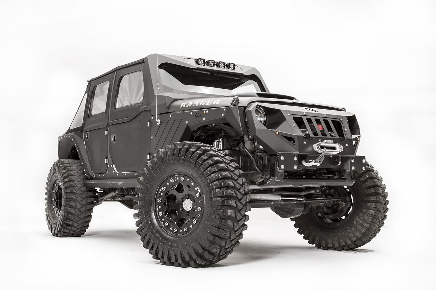 0718 JEEP JK FRONT REPLACEMENT FENDER MATTE BLACK product image