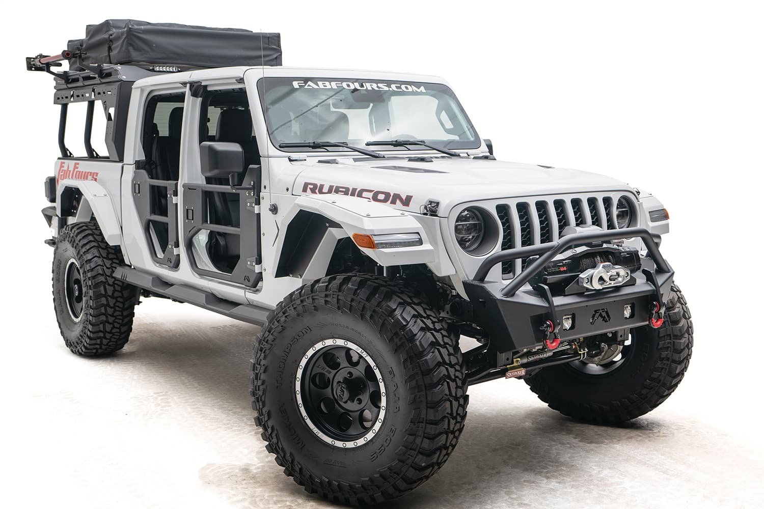 Stubby Bumper; w/Pre-Runner Guard; 2 Stage Matte Black Powder Coated; product image