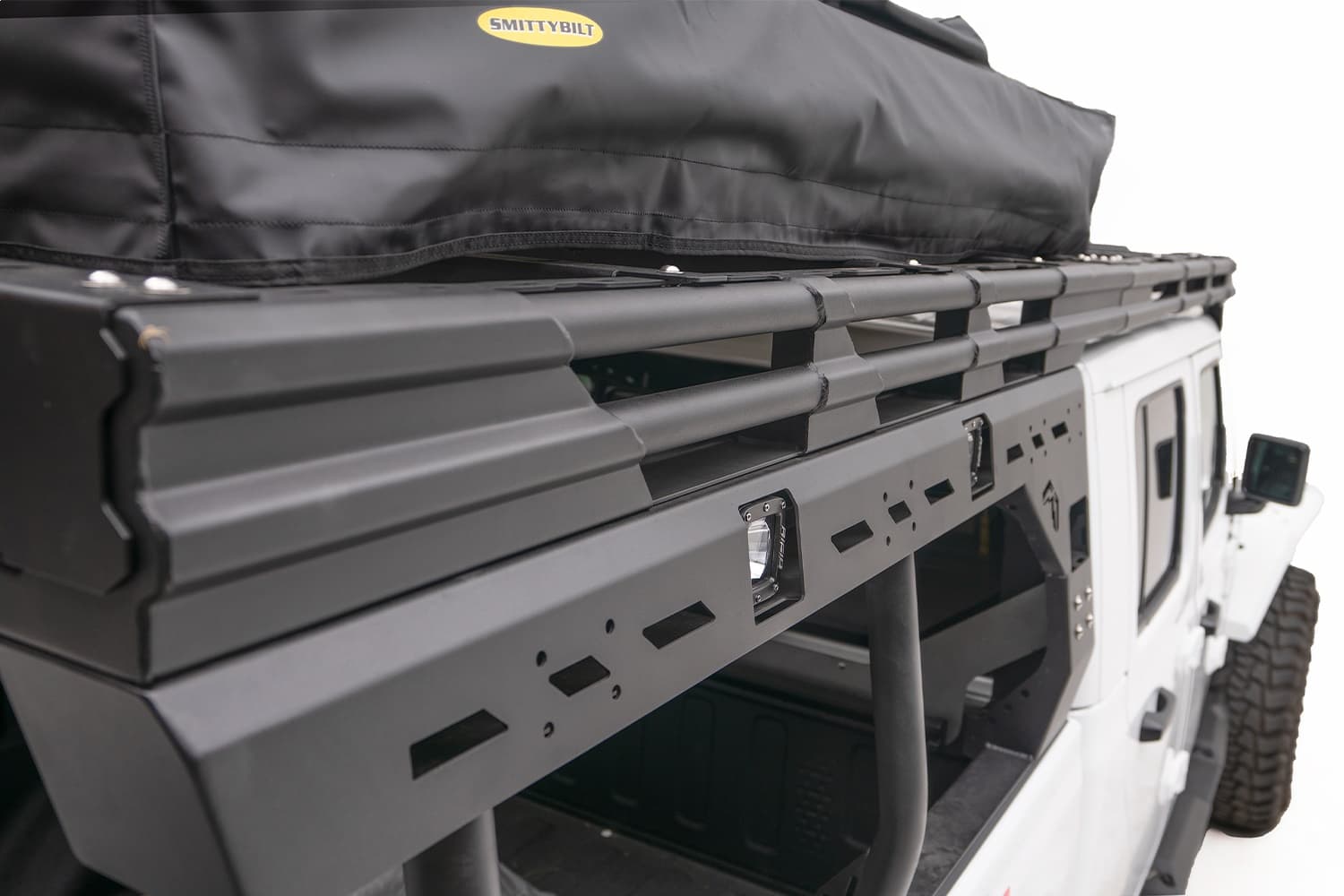 FAB FOURS INC. 20C GLADIATOR OVERLAND RACK EXTENSION ACCESSORY MATTE BLACK product image