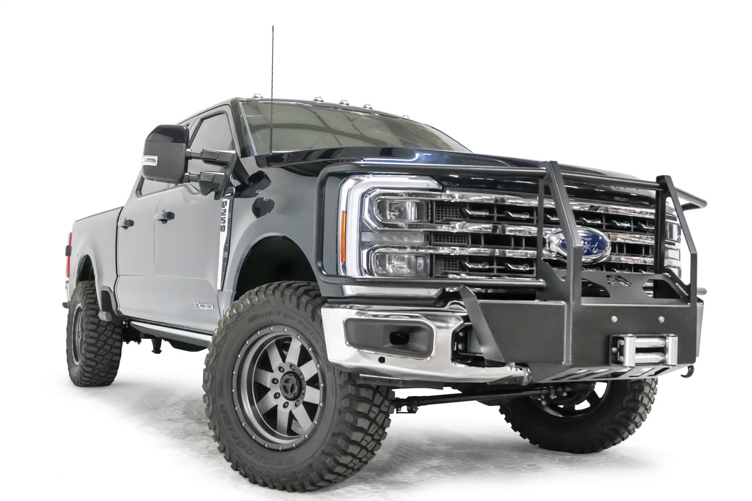 23C F250/F350 WINCH MOUNT BUMPER W/ FULL GRILL GUARD product image