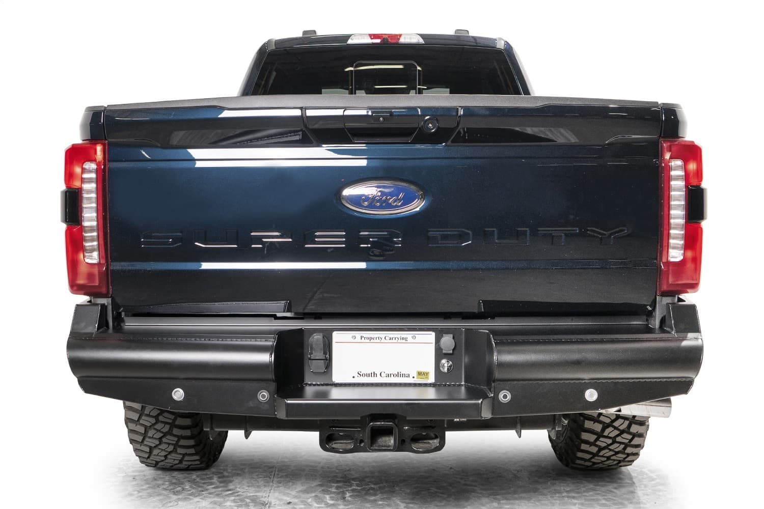 23C F250/F350/F450/F550 BLACK STEEL ELITE REAR BUMPER