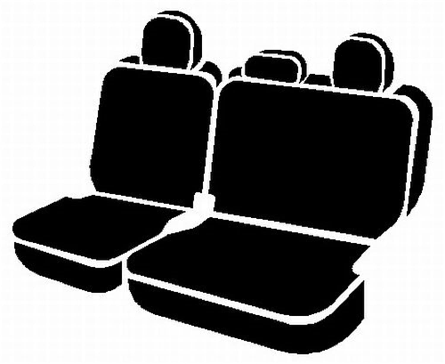 FIA NP92-38 GRAY NP90 Series - Neoprene Custom Fit Rear Seat Cover- Black/Gray Center Panel product image