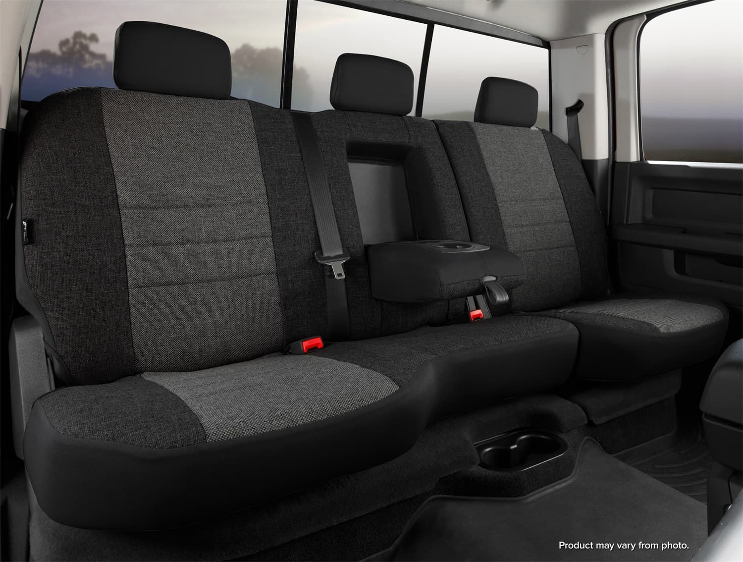 FIA OE32-90 CHARC OE30 Series - Oe Tweed Custom Fit Rear Seat Cover- Charcoal product image