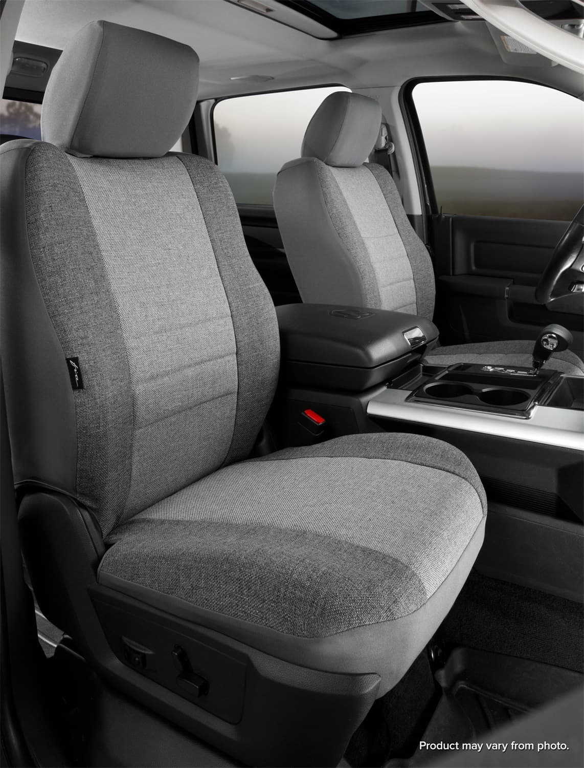 FIA OE37-71 GRAY OE30 Series - Oe Tweed Custom Fit Front Seat Cover- Gray product image