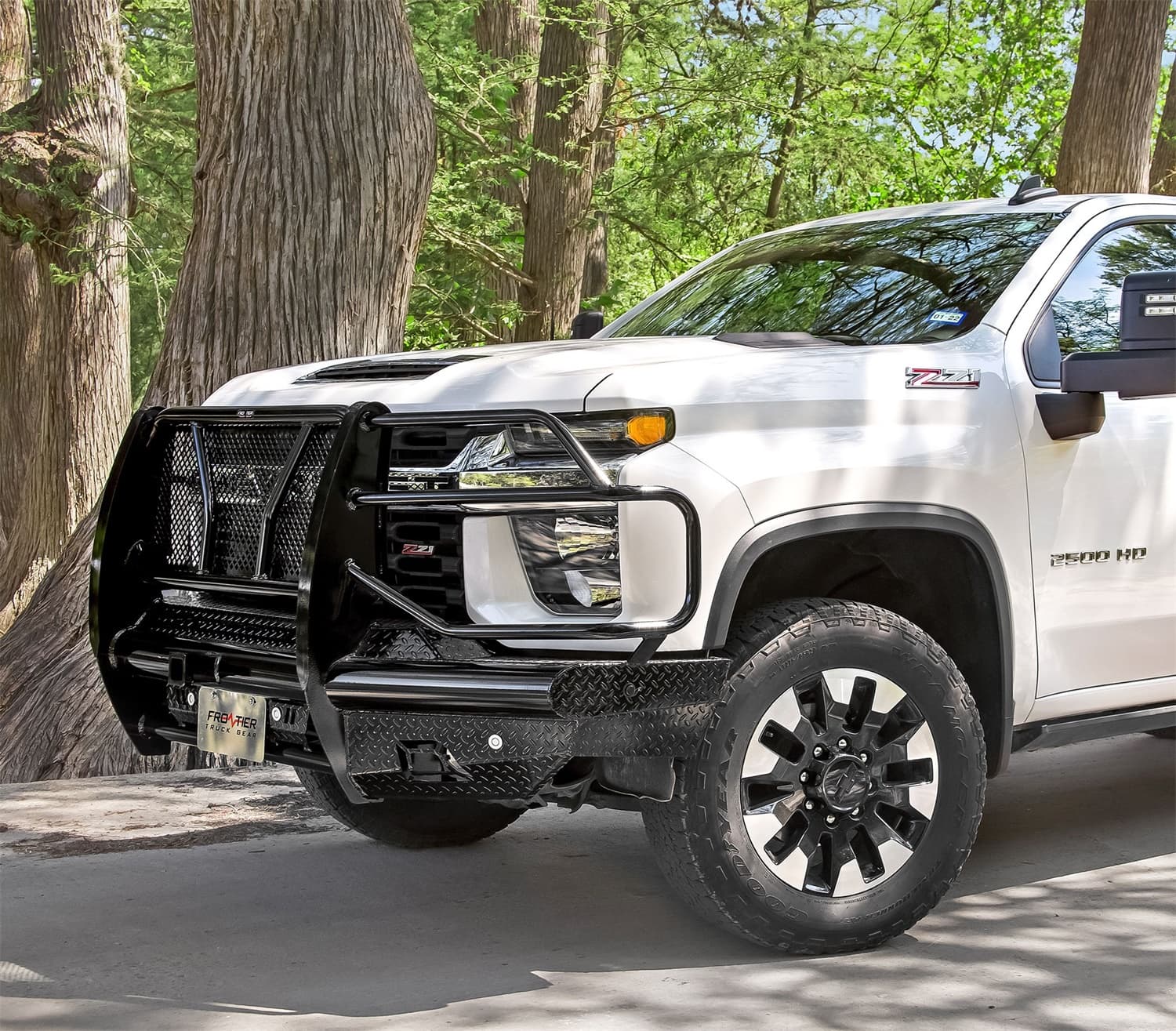 Frontier Truck Gear Commercial Xtreme Front Bumper Replacement; Black Powder Coated;