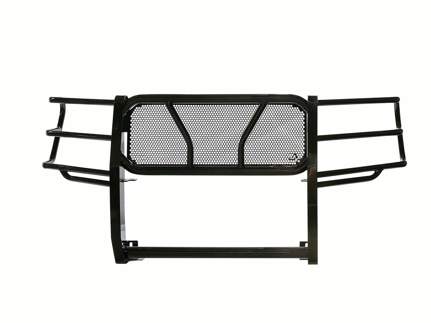 Grille Guard; Black Powder Coated; Will Not Accommodate Factory Sensors;