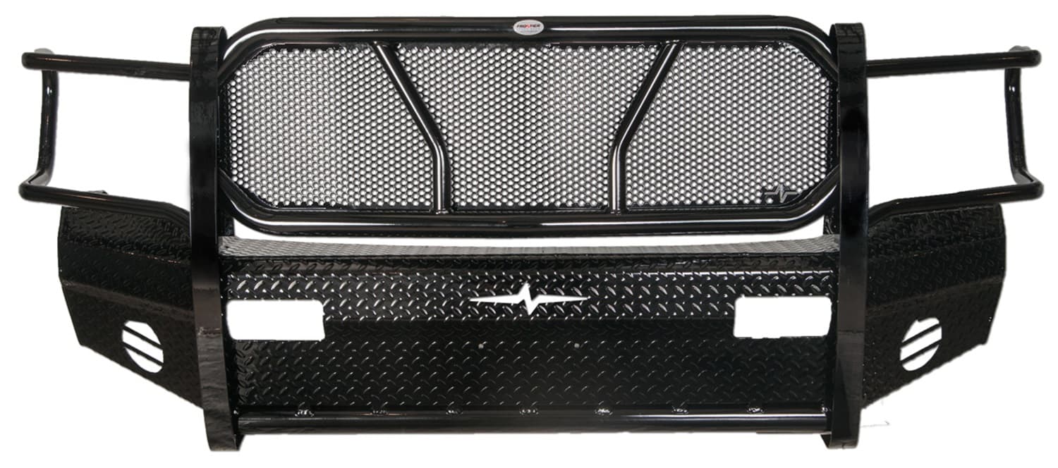 Frontier Truck Gear Original Front Bumper Replacement; Black Powder Coated;