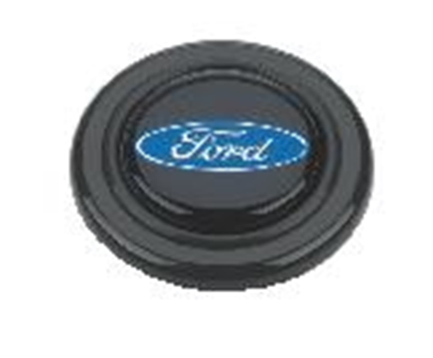 Ford Licensed Horn Button; Black Plastic; Ford®; Signature Wheels; product image