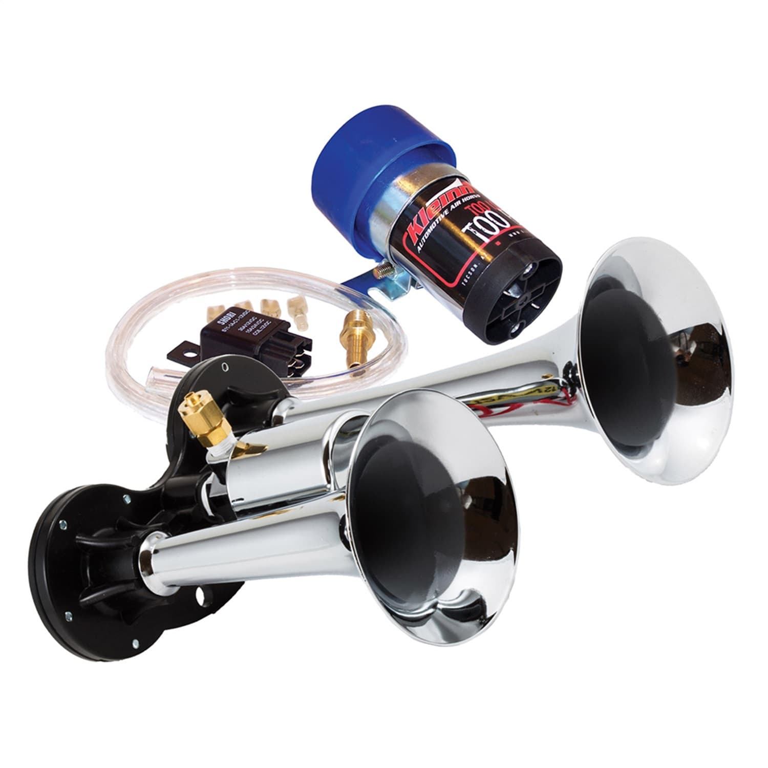 Direct Drive Single Horn; 13.5 in. Trumpet; Includes Direct Drive Compressor; Chrome Plated Spun Copper; product image
