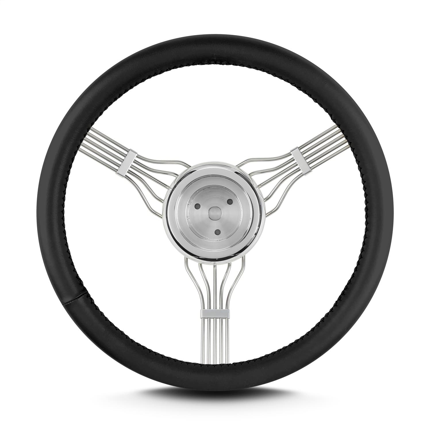 Lecarra Banjo Steering Wheel; Fits w/67-94 GM Hub Adapters; Black; product image