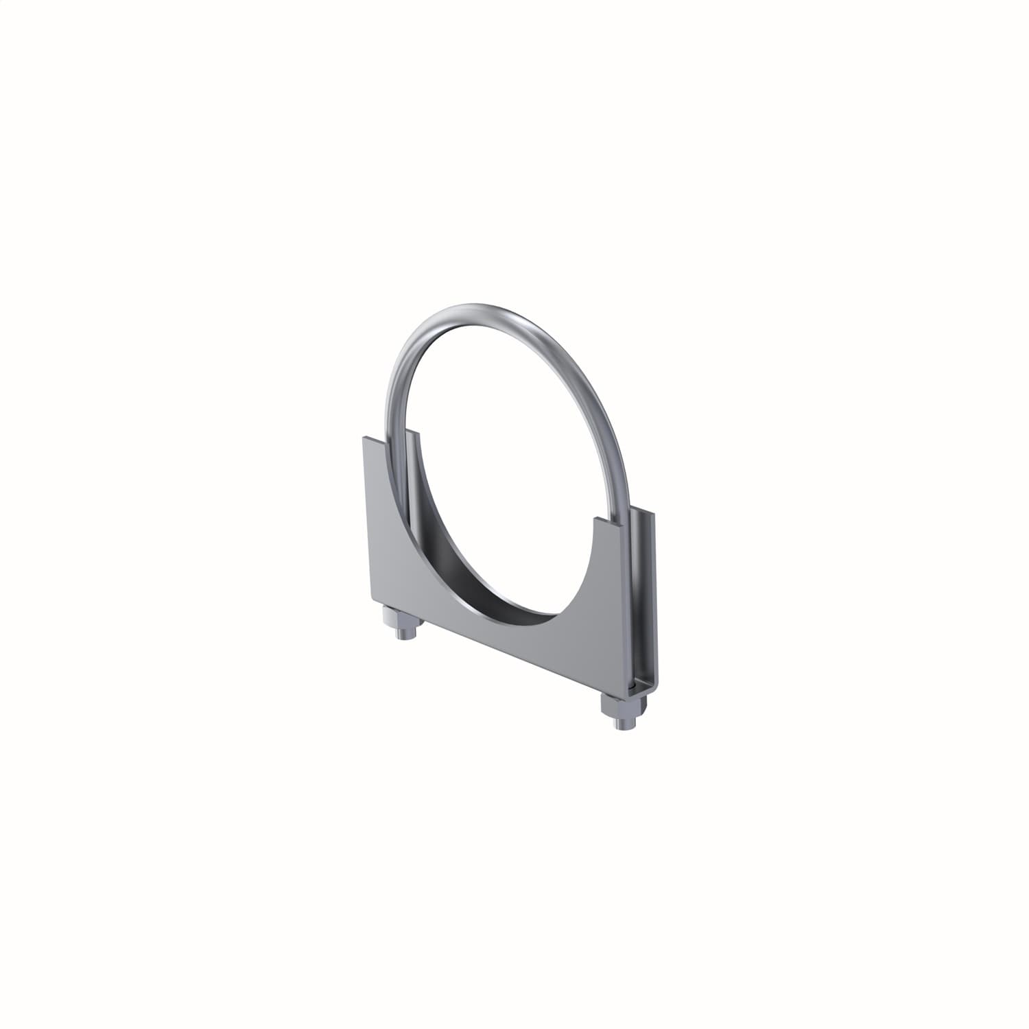 Garage Parts Saddle Clamp; 5 in. Diameter; Mild Steel; product image