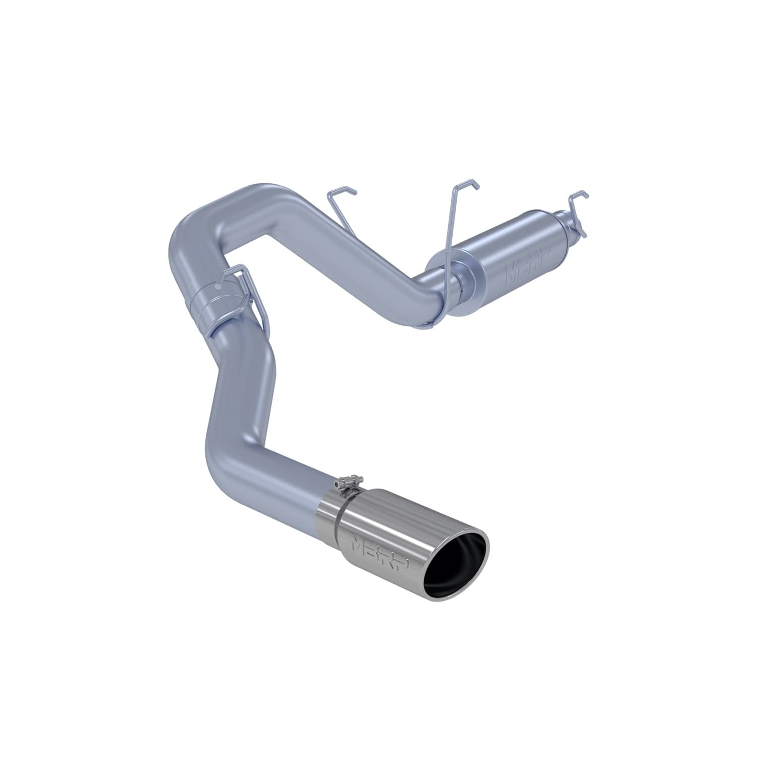 14-Up Ram 2500/3500 Armor Lite, Aluminized Steel 4 Inch Cat Back Single Side Exit Exhaust System MBRP product image