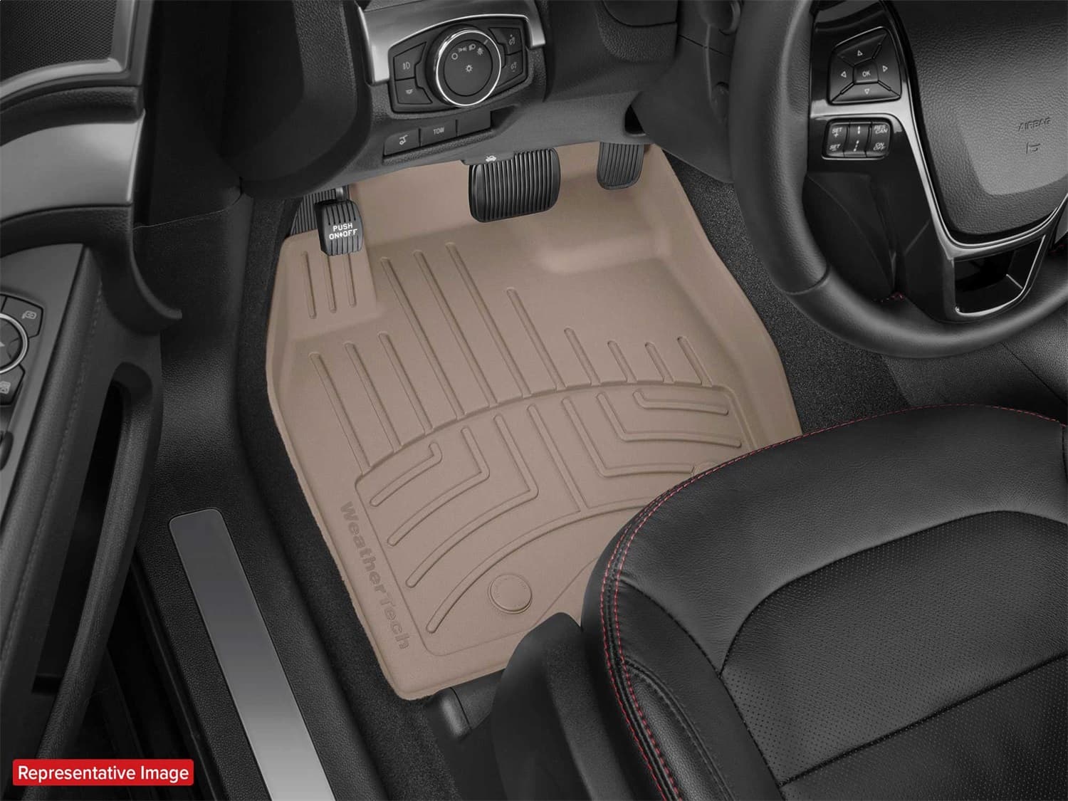 Jeep Renegade 2015 - 2021 Black Rear FloorLiner HP product image