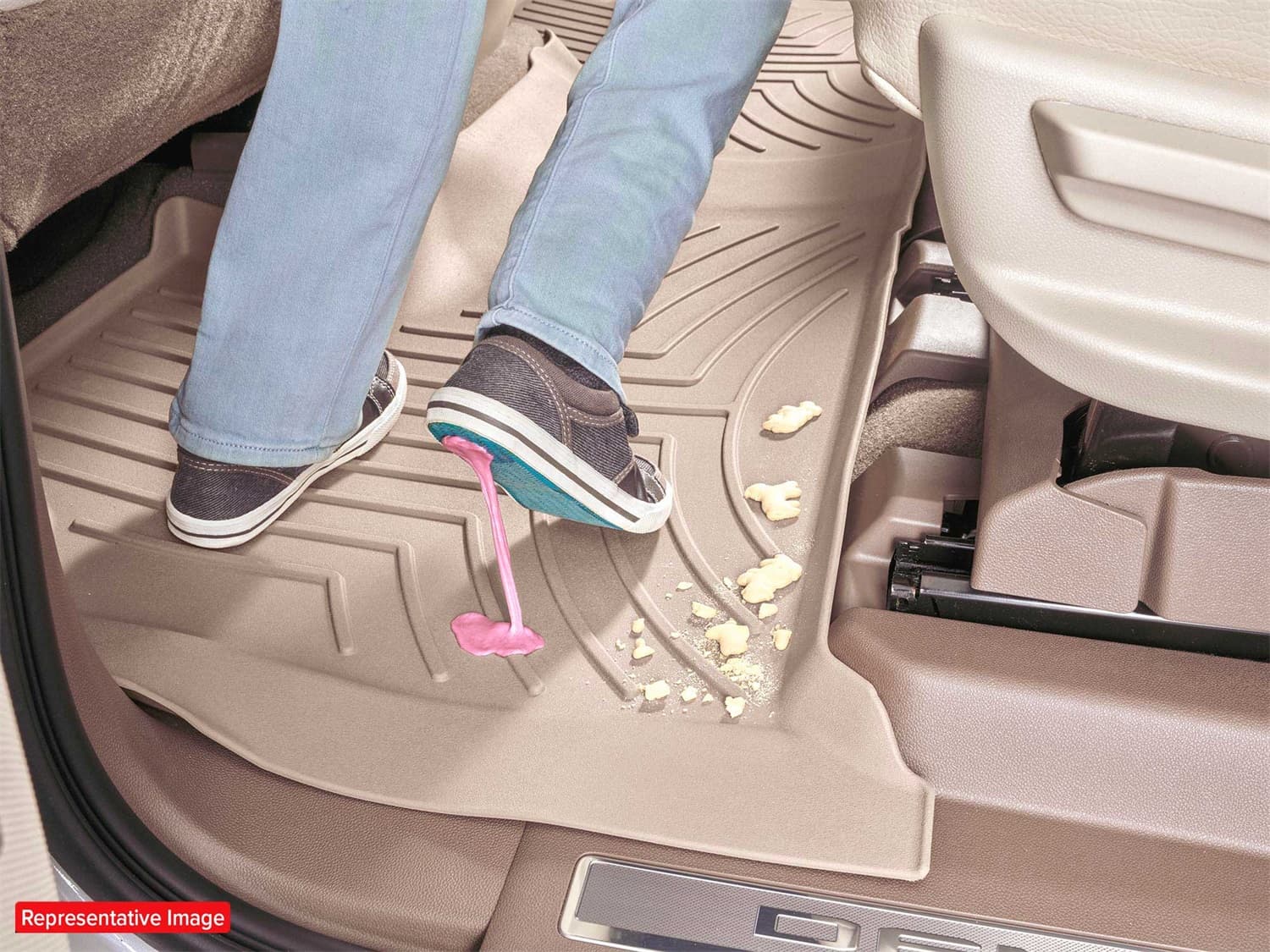 Jeep Renegade 2015 - 2021 Black Rear FloorLiner HP product image