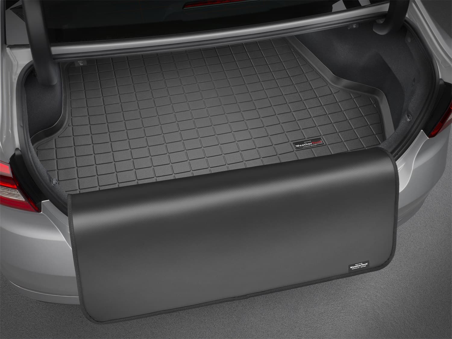 Weathertech Cargo Liner w/Bumper Protector; Cocoa; Behind 2nd Row Seating;