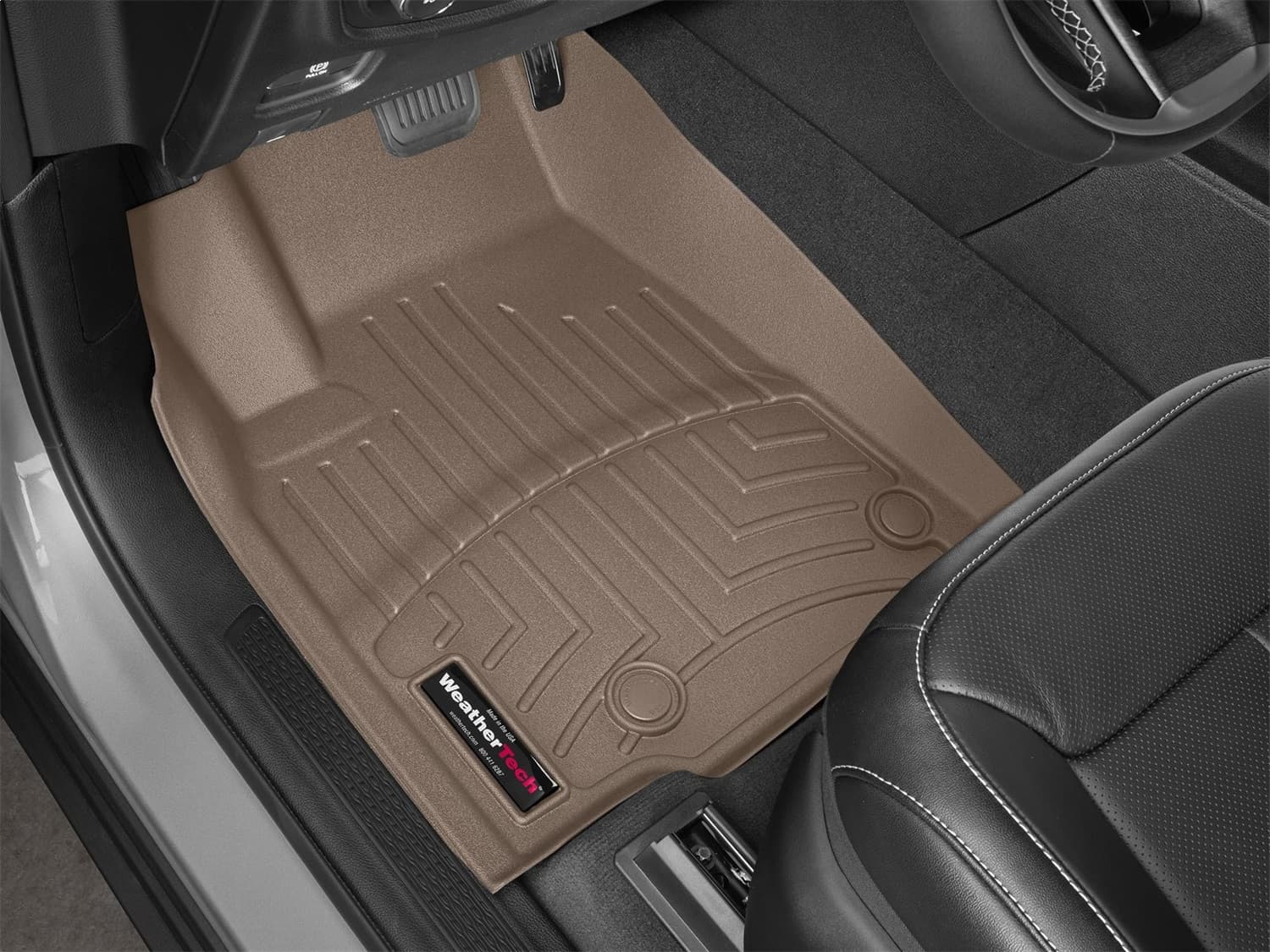 2021 + Jeep Grand Cherokee L Tan Front FloorLiner product image