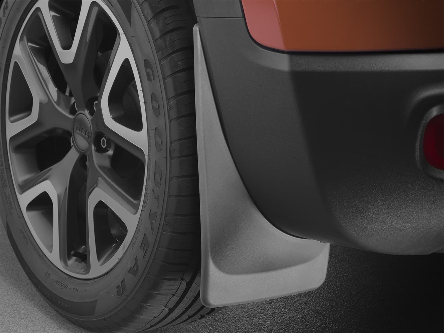 Black No Drill MudFlaps Jeep Renegade 2015 + product image