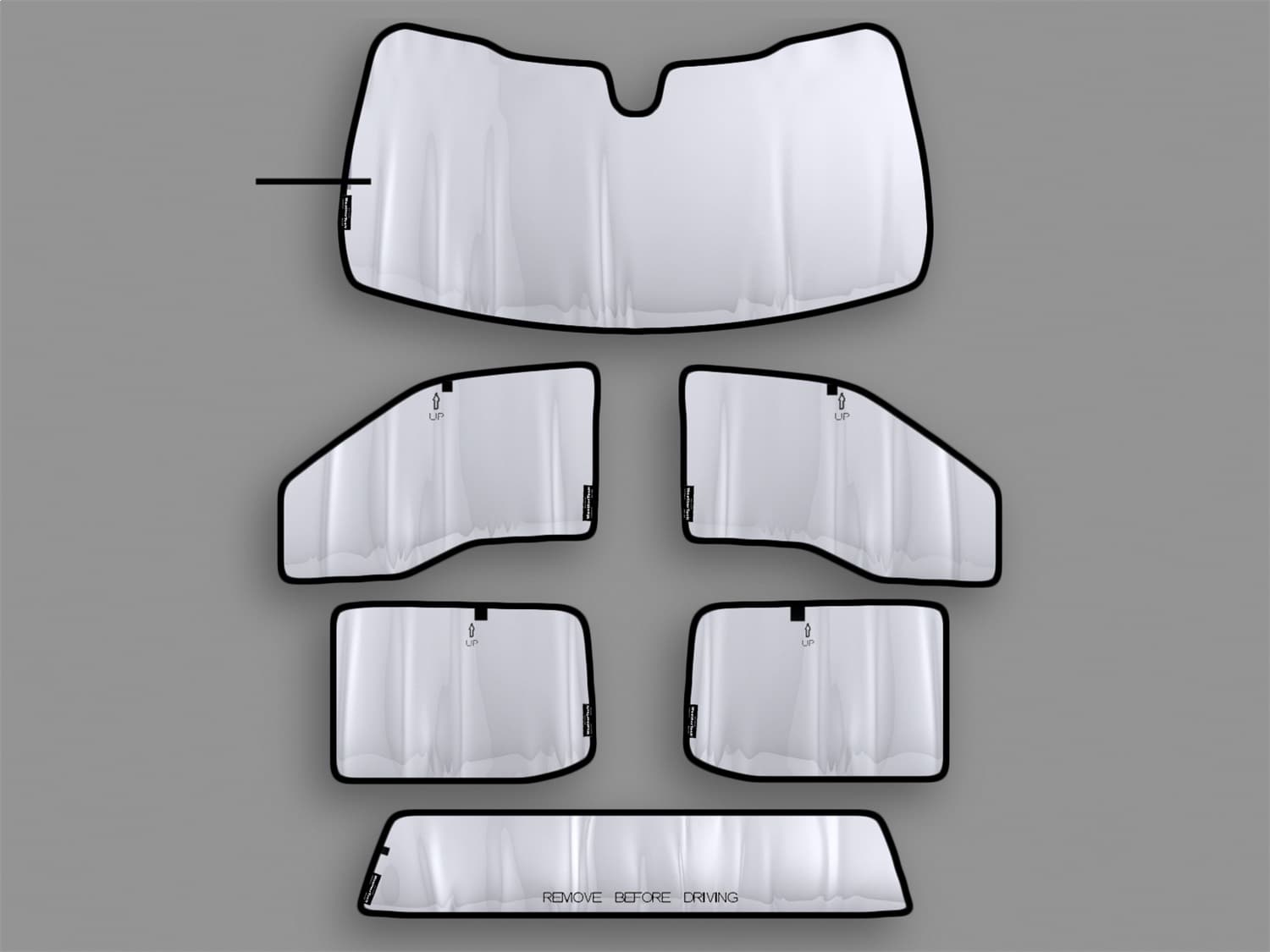 15C F150/17C F250/F350/F450/F550 SUPERCREW TECHSHADE SUN SHADE FULL VEHICLE KIT product image